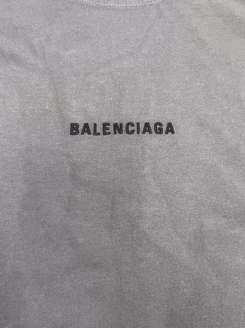 Balenciaga Balenciaga Letter Logo Embroidered Crew Neck T-Shirt Size US XS / EU 42 / 0 - 4 Thumbnail