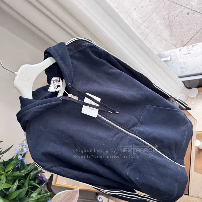 Hermes Hermes Dark blue zip-up sweatshirt Size M / US 6-8 / IT 42-44 - 5 Thumbnail