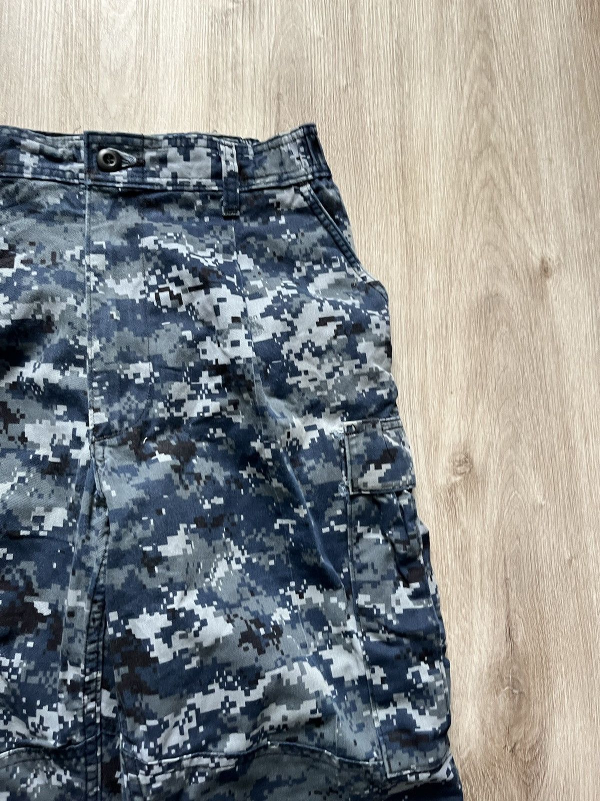 Vintage US MILITARY ISSUED BLUE DIGITAL CAMO Size US 28 / EU 44 - 10 Thumbnail