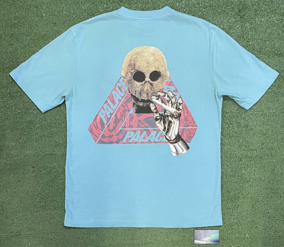Palace Palace skeledon aqua tee Size US L / EU 52-54 / 3 - 2 Thumbnail