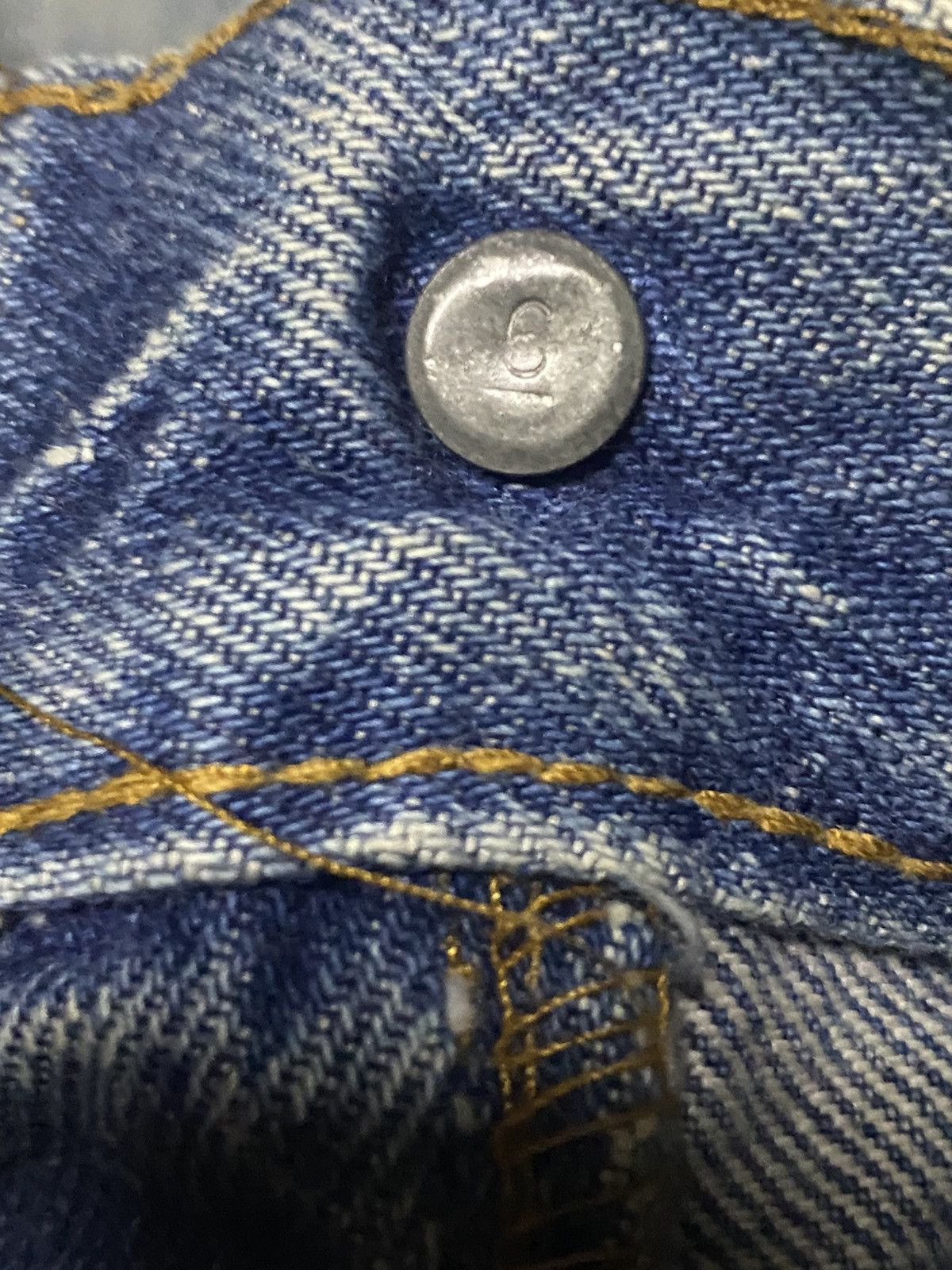 Levi's W32 Vintage Levis 501 60s Selvedge Rindem No6 ButtonFly Jean Size US 32 / EU 48 - 17 Thumbnail