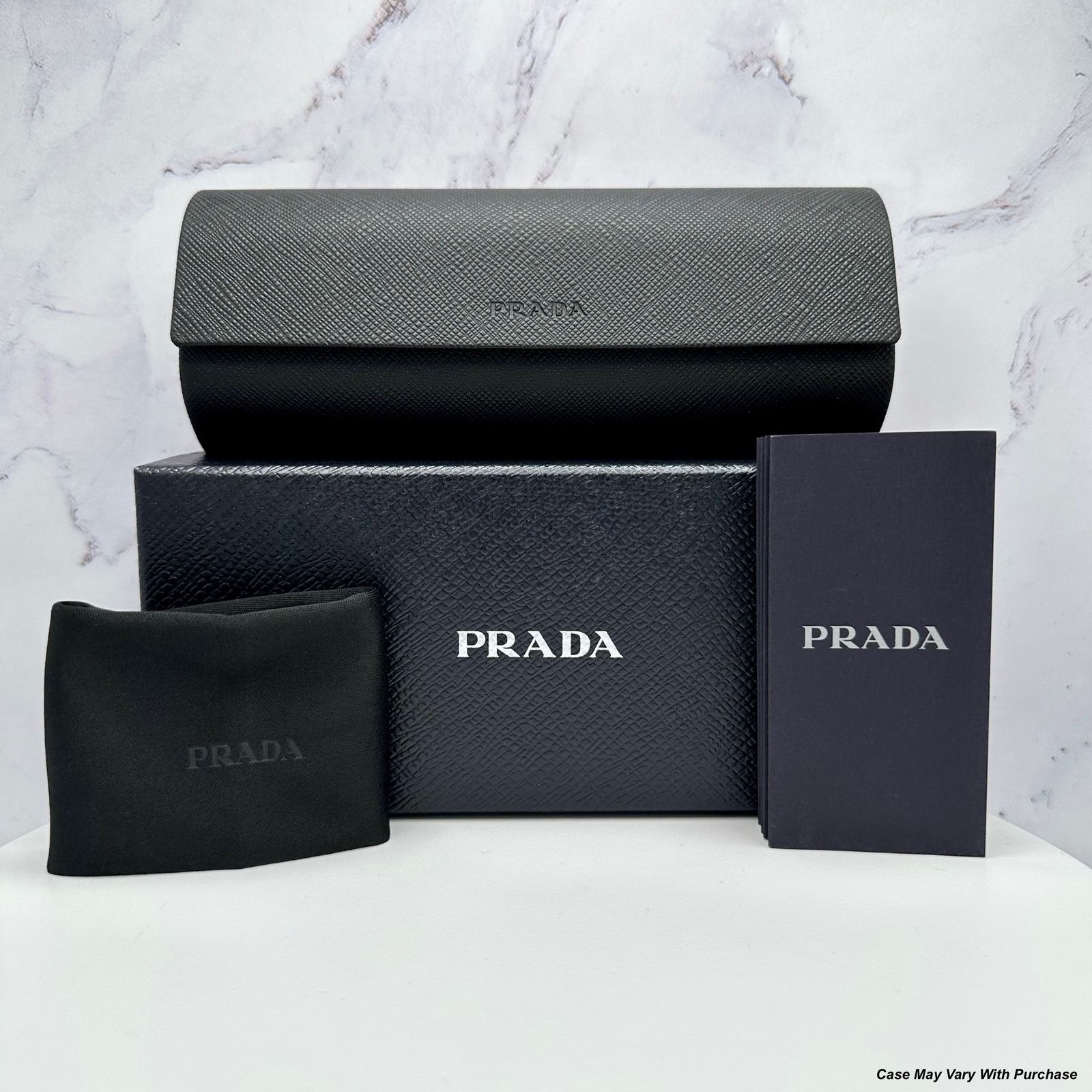 Prada New Prada Eyeglasses Women Brown Acetate Cat Eye Tortoise Size ONE SIZE - 4 Thumbnail
