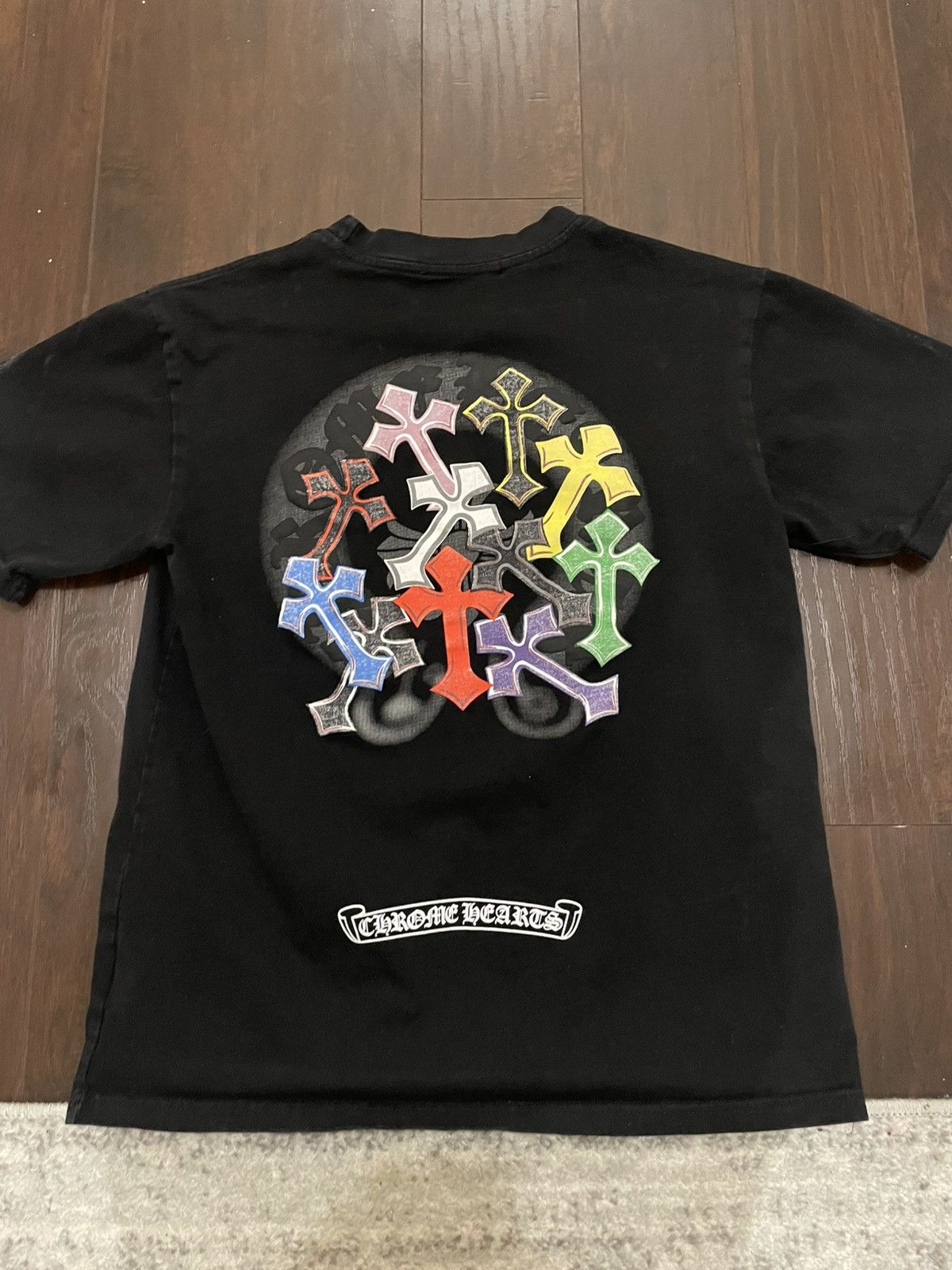 Japanese Brand black cross shirt Size US M / EU 48-50 / 2 - 1 Thumbnail