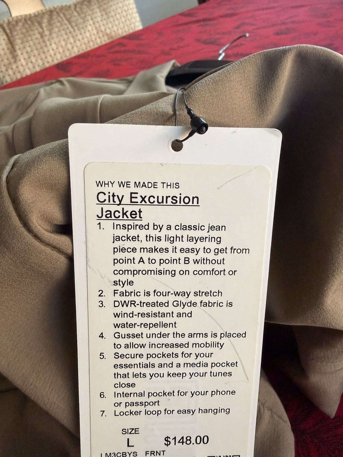 Lululemon Lululemon City Excursion Jacket Size US L / EU 52-54 / 3 - 4 Thumbnail