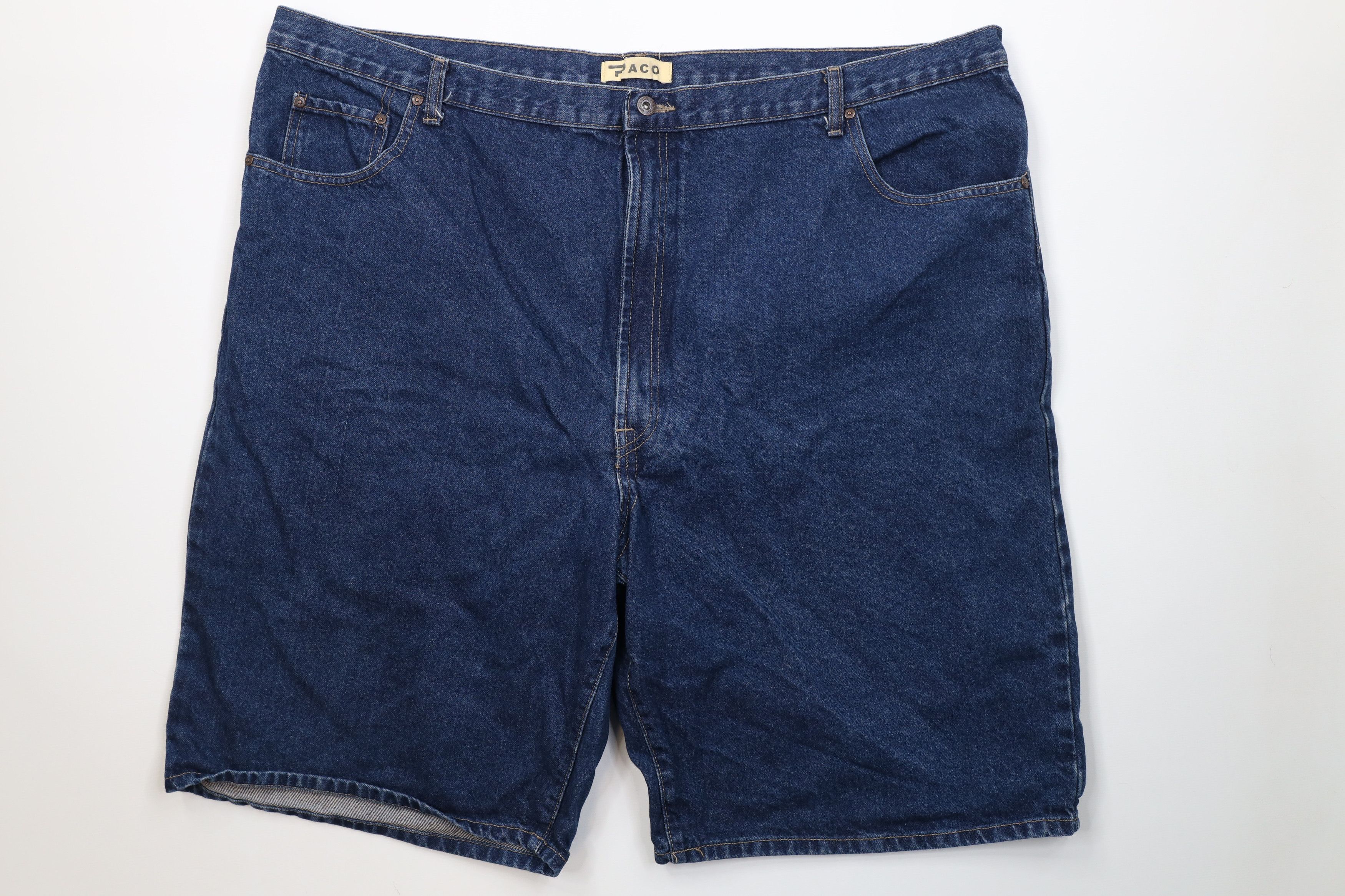 Vintage Vintage 90s Streetwear Relaxed Fit Denim Jean Shorts Blue Size US 44 / EU 60 - 1 Thumbnail