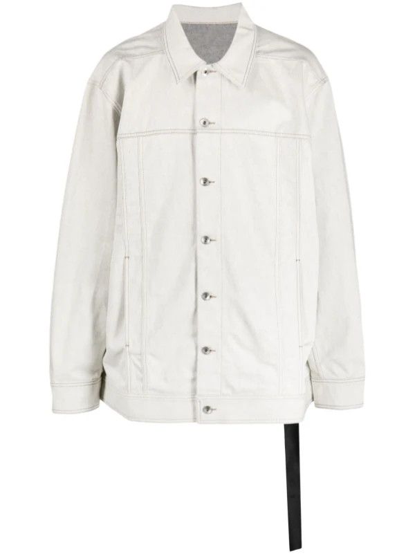 Rick Owens Rick Owens DRKSHDW strap-detail Lightweight Overshirt Size US M / EU 48-50 / 2 - 1 Thumbnail