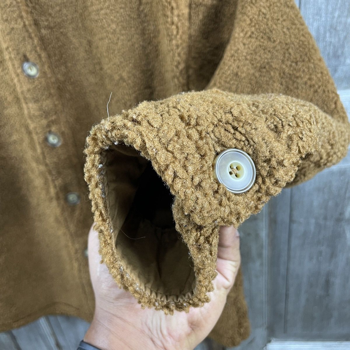 Uniqlo × Vintage Vintage Uniqlo Sherpa Brown Jacket Size US XL / EU 56 / 4 - 7 Thumbnail