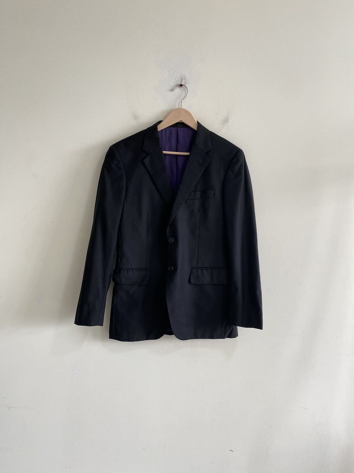 Designer × Loro Piana × Paul Smith Paul Smith X Loro Piana Black Blazer Size 38R - 1 Thumbnail