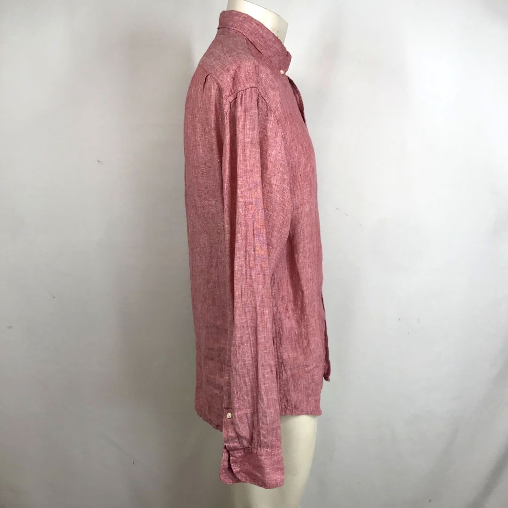 J.Crew J.CREW Mens M Pink Long Sleeve Button-Up Shirt with Pocket Size US M / EU 48-50 / 2 - 4 Thumbnail