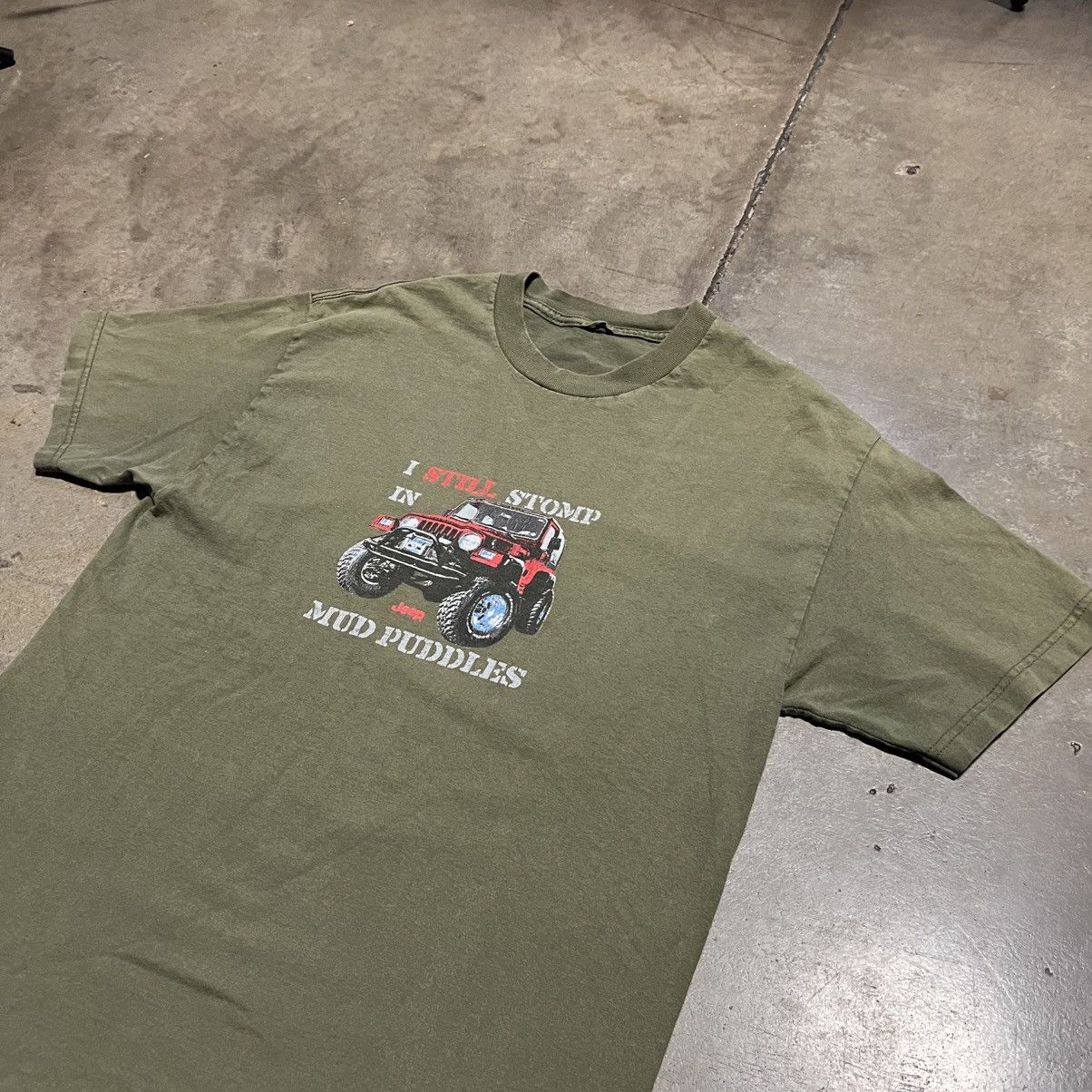 Jeep Vintage Jeep Graphic Tee Promo Mud Puddles 4x4 T shirt Faded Size US M / EU 48-50 / 2 - 6 Thumbnail