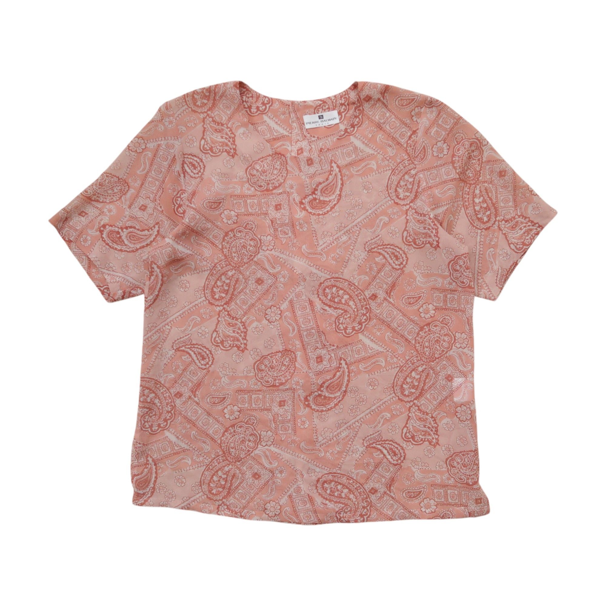Balmain SS11 Pierre Balmain Kerchief Blouse Shirt Size M / US 6-8 / IT 42-44 - 1 Thumbnail
