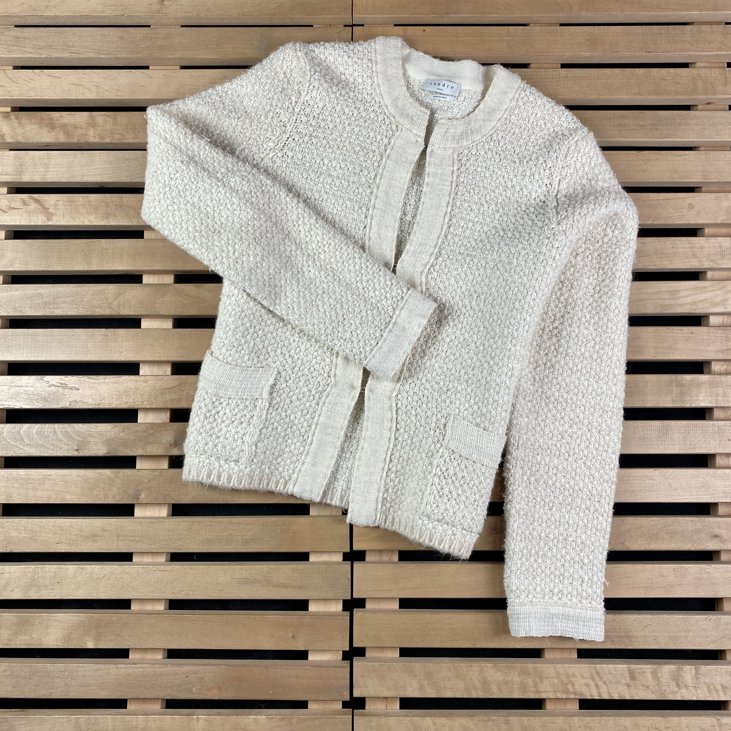 Sandro Womens Cardiagan Sweater Sandro Size 3 Acrylic Size M / US 6-8 / IT 42-44 - 1 Thumbnail
