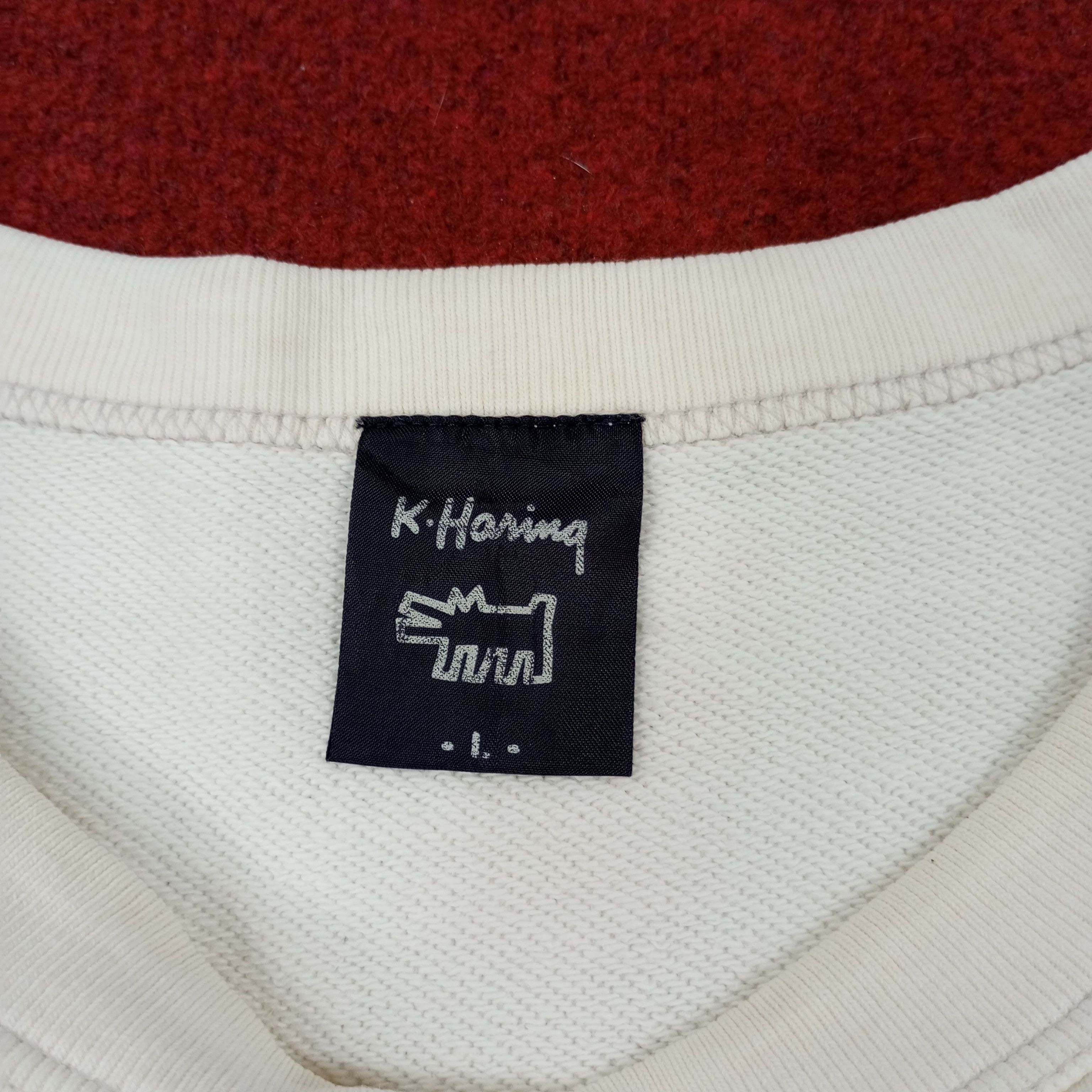 Keith Haring × Vintage Keith Haring Sweatshirt Streetwear Style Size US L / EU 52-54 / 3 - 6 Thumbnail