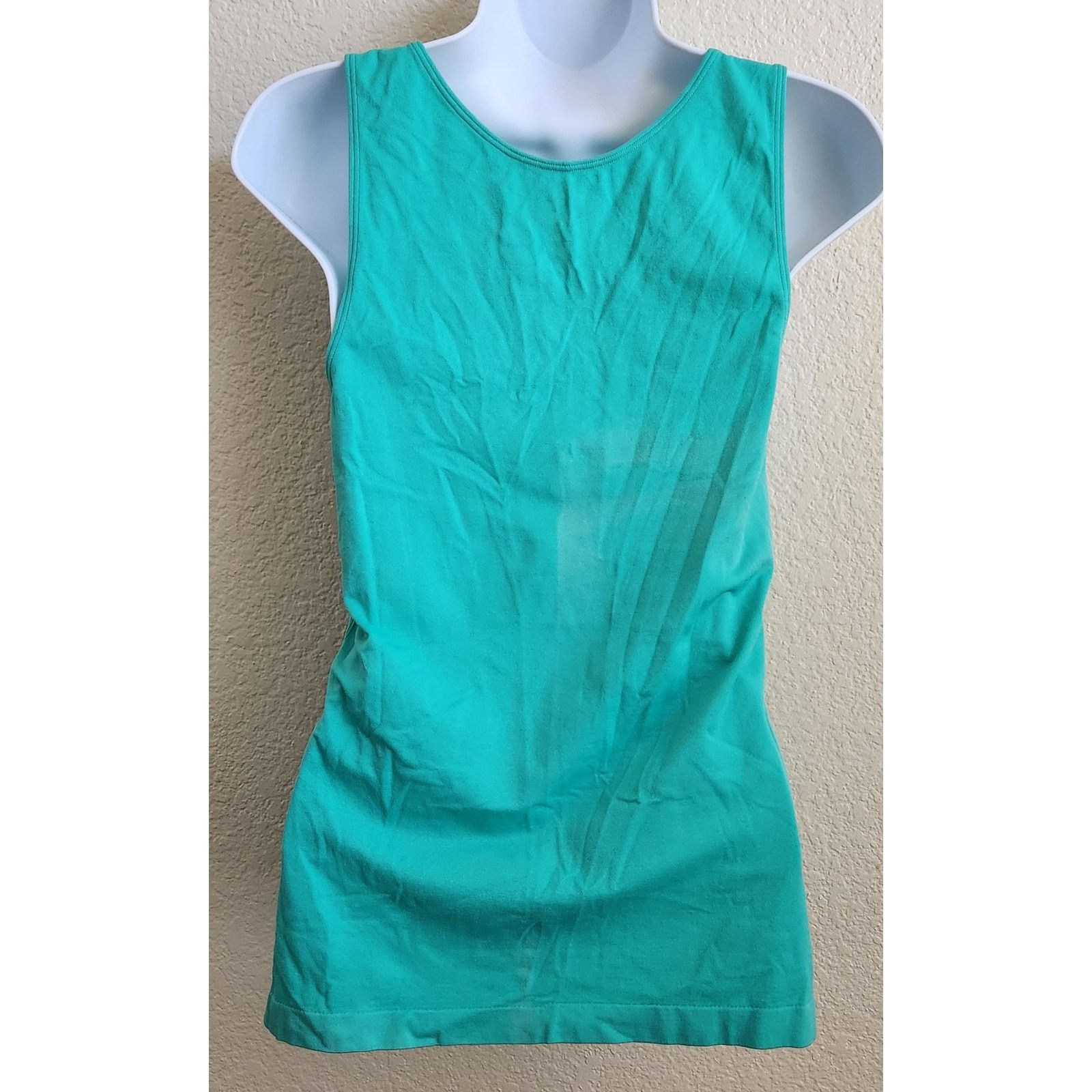 Other Cato Green Blue Round Neck Sleeveless Tank Top Large Stretch Size L / US 10 / IT 46 - 3 Thumbnail