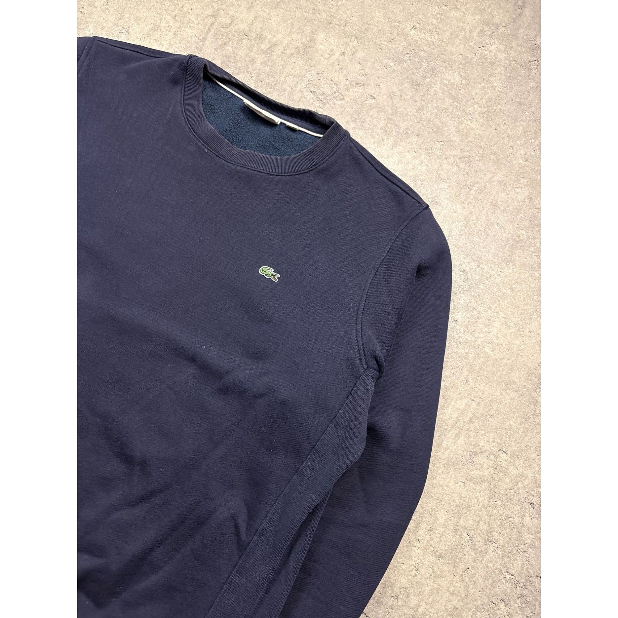 Lacoste Lacoste Navy Blue Crewneck Sweatshirt Mens Casual Pullover L Size US XXL / EU 58 / 5 - 2 Thumbnail