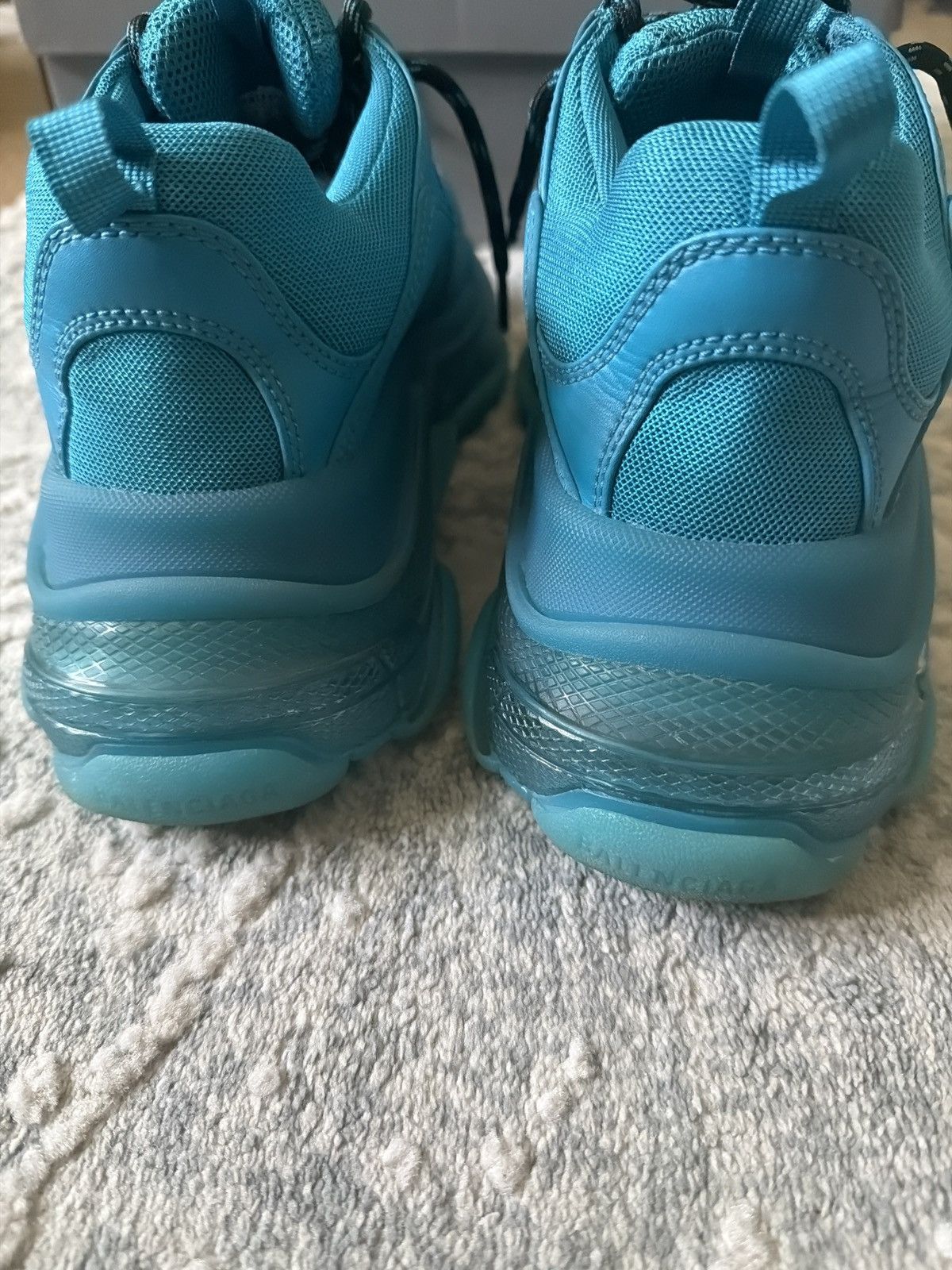 Balenciaga BALENCIAGA TRIPLE S SNEAKER 'CLEAR SOLE - DEEP BLUE' Size US 9 / EU 42 - 4 Thumbnail