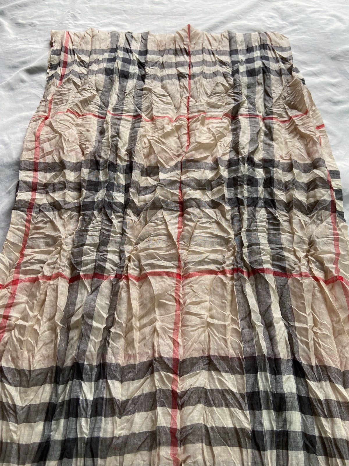 Burberry BURBERRY NOVA CHECK WOOL SCARF Size ONE SIZE - 7 Thumbnail