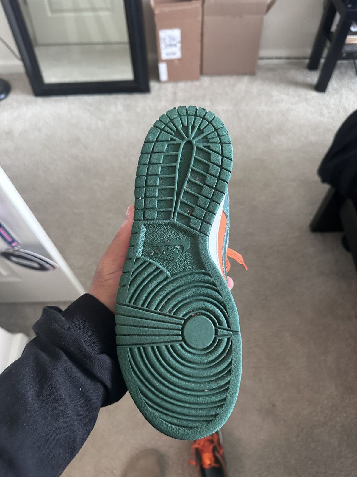 Nike Dolphins Dunk Low Size US 8 / EU 41 - 6 Thumbnail