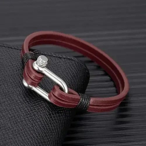 Handmade U Shape Clasp Bracelet Size ONE SIZE - 1 Thumbnail