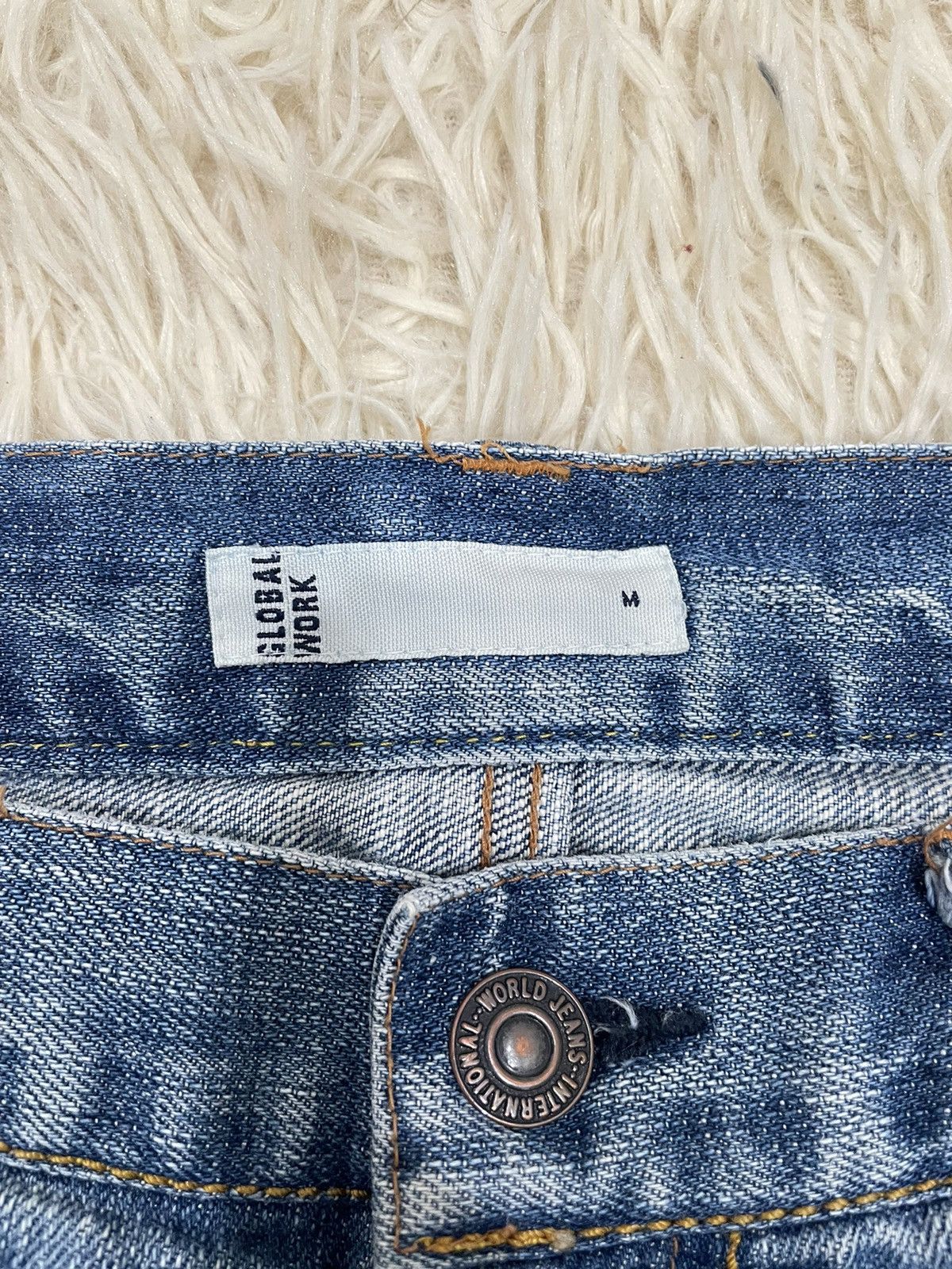 Global Work Final Drop‼️Global Work Selvedge Japan Denim (24-266) Size US 30 / EU 46 - 7 Thumbnail