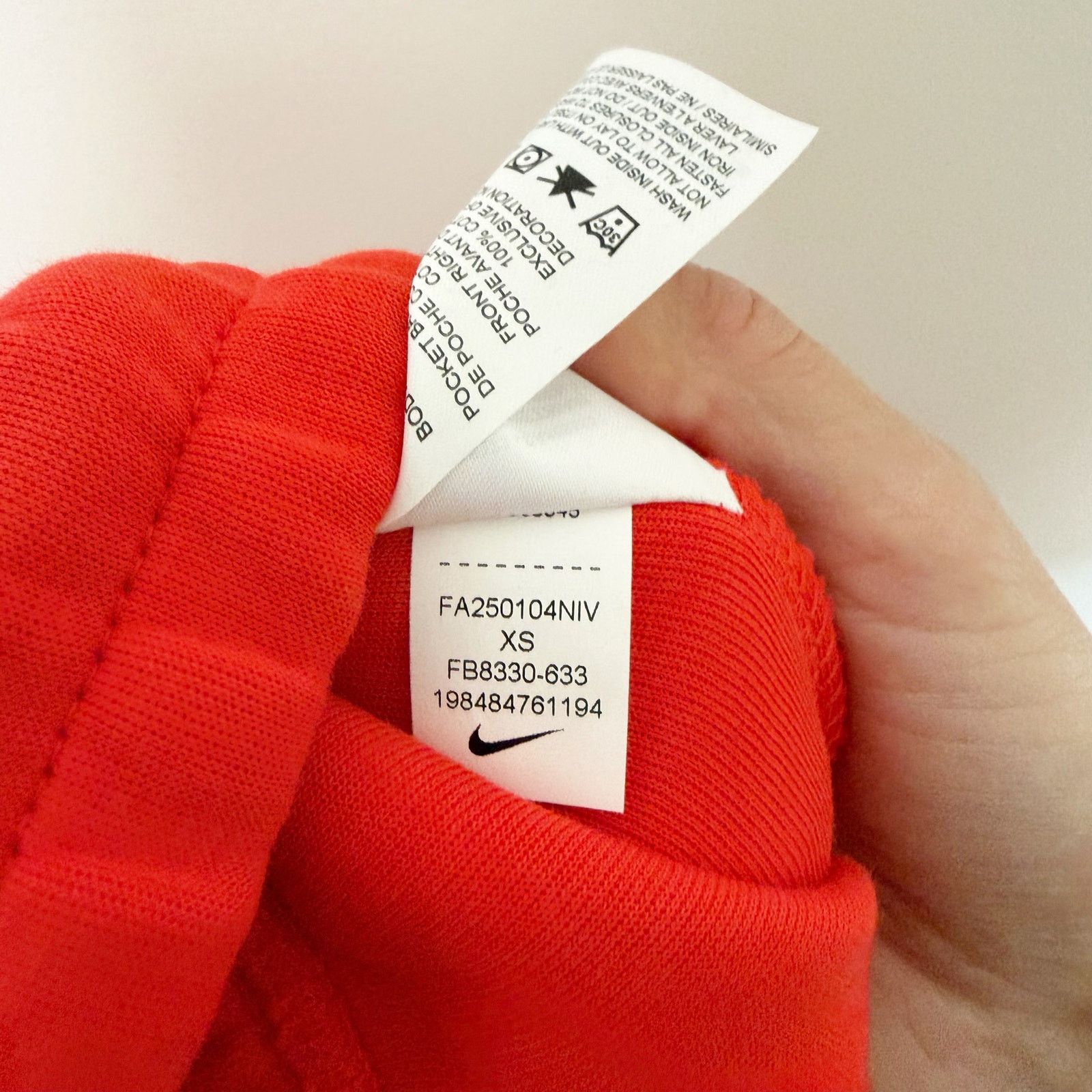 Nike Nike Tech Red Fleece Joggers Sz XS Size 26" / US 2 / IT 38 - 5 Thumbnail