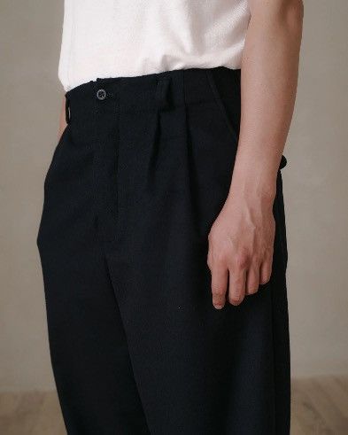 Evan Kinori Evan Kinori Brushed Wool/Cashmere Flannel Two Pleat Pant Size US 32 / EU 48 - 2 Thumbnail