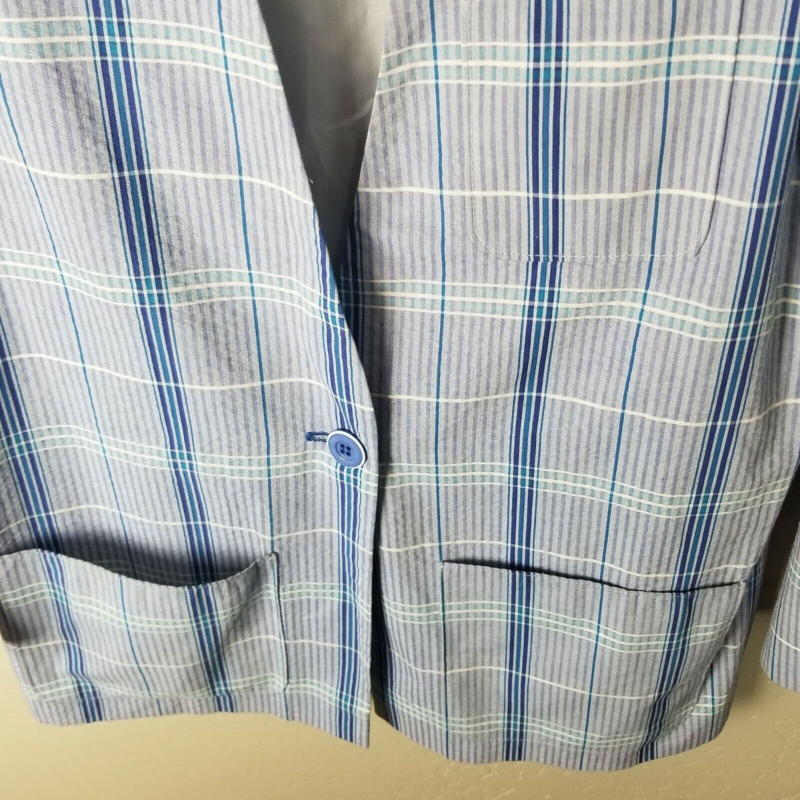 Pendleton Vintage Pendleton Womens Plaid Blazer Light Academia Preppy Size M / US 6-8 / IT 42-44 - 3 Thumbnail