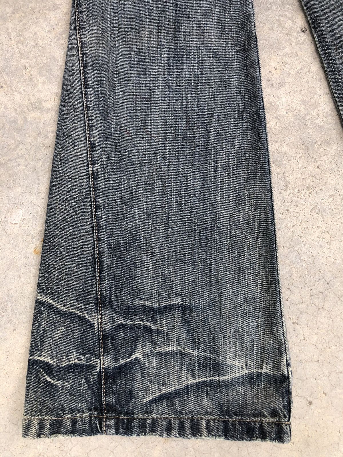 Marithe + Francois Girbaud Marithe Francois Girbaud Flared Jeans Distressed Denim Size US 28 / EU 44 - 12 Thumbnail