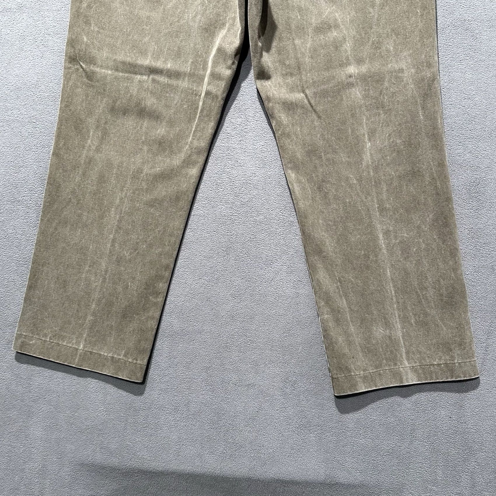 Orvis VINTAGE Orvis Pants Mens 34 Chino Casual Straight 34 Brown Solid USA 90s Grunge Mens Size US 34 / EU 50 - 6 Thumbnail