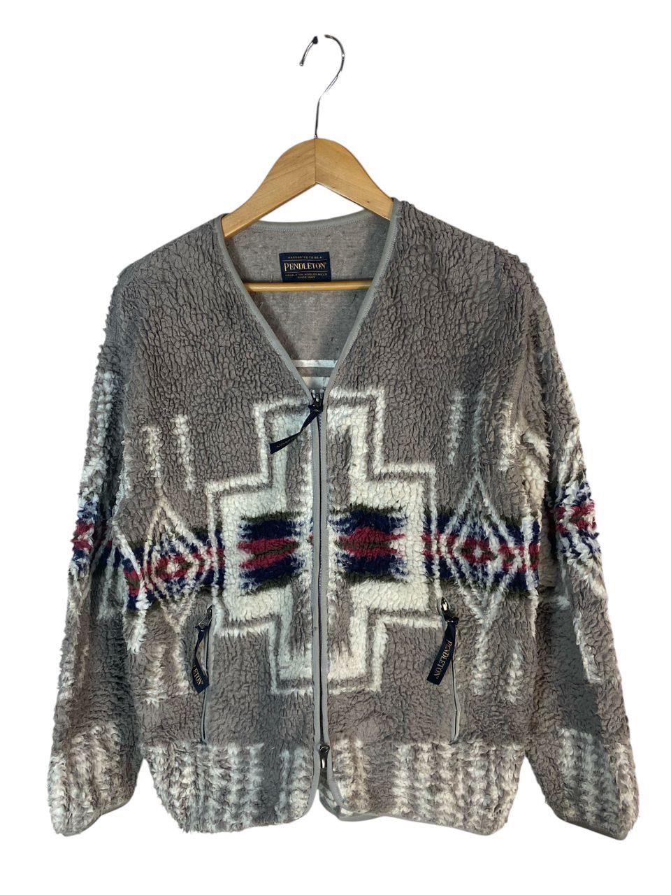 Native American fullprint fleece jacket by Pendleton x beams