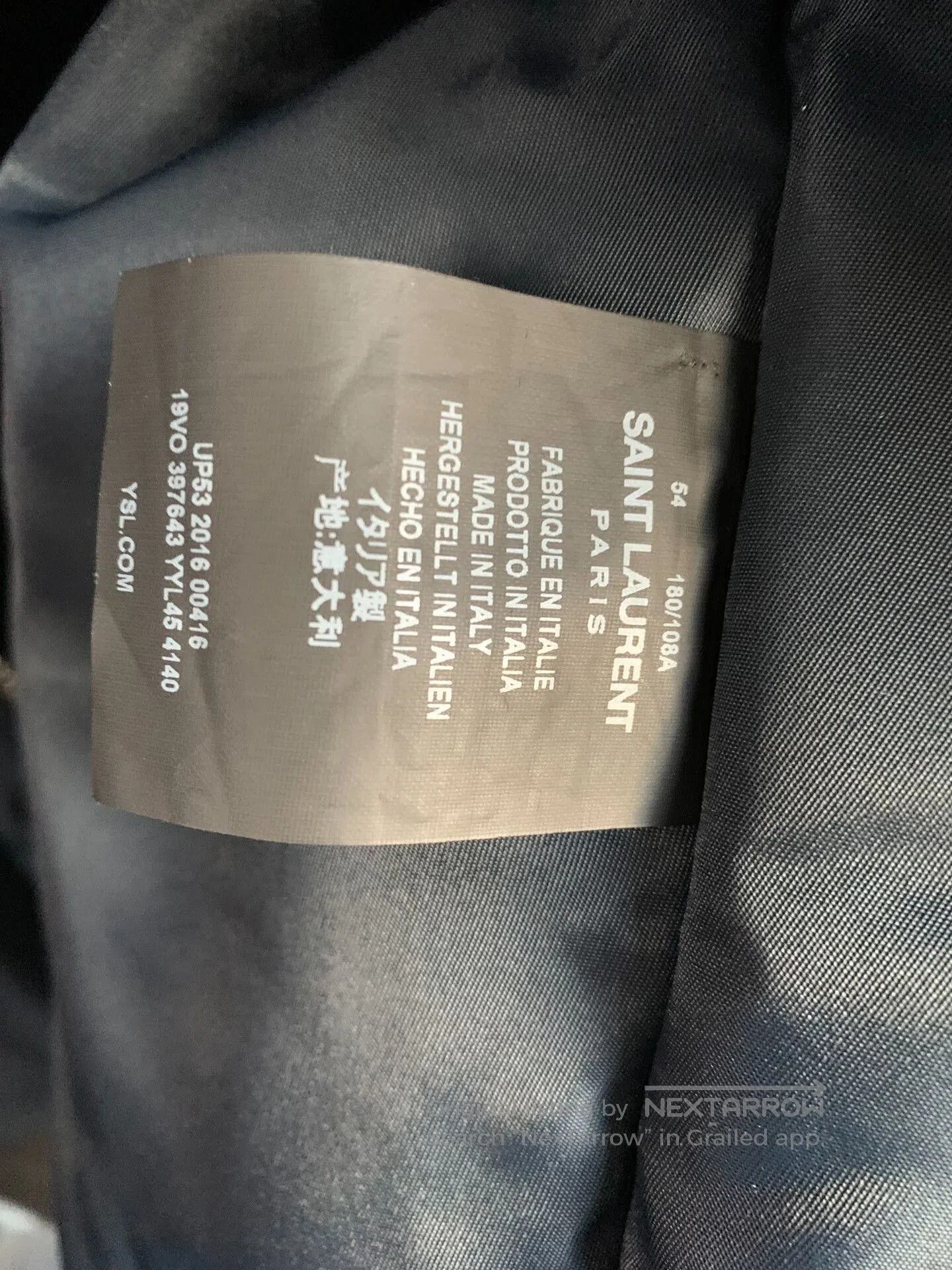 Saint Laurent Paris Saint Laurent MA. Size US L / EU 52-54 / 3 - 3 Thumbnail