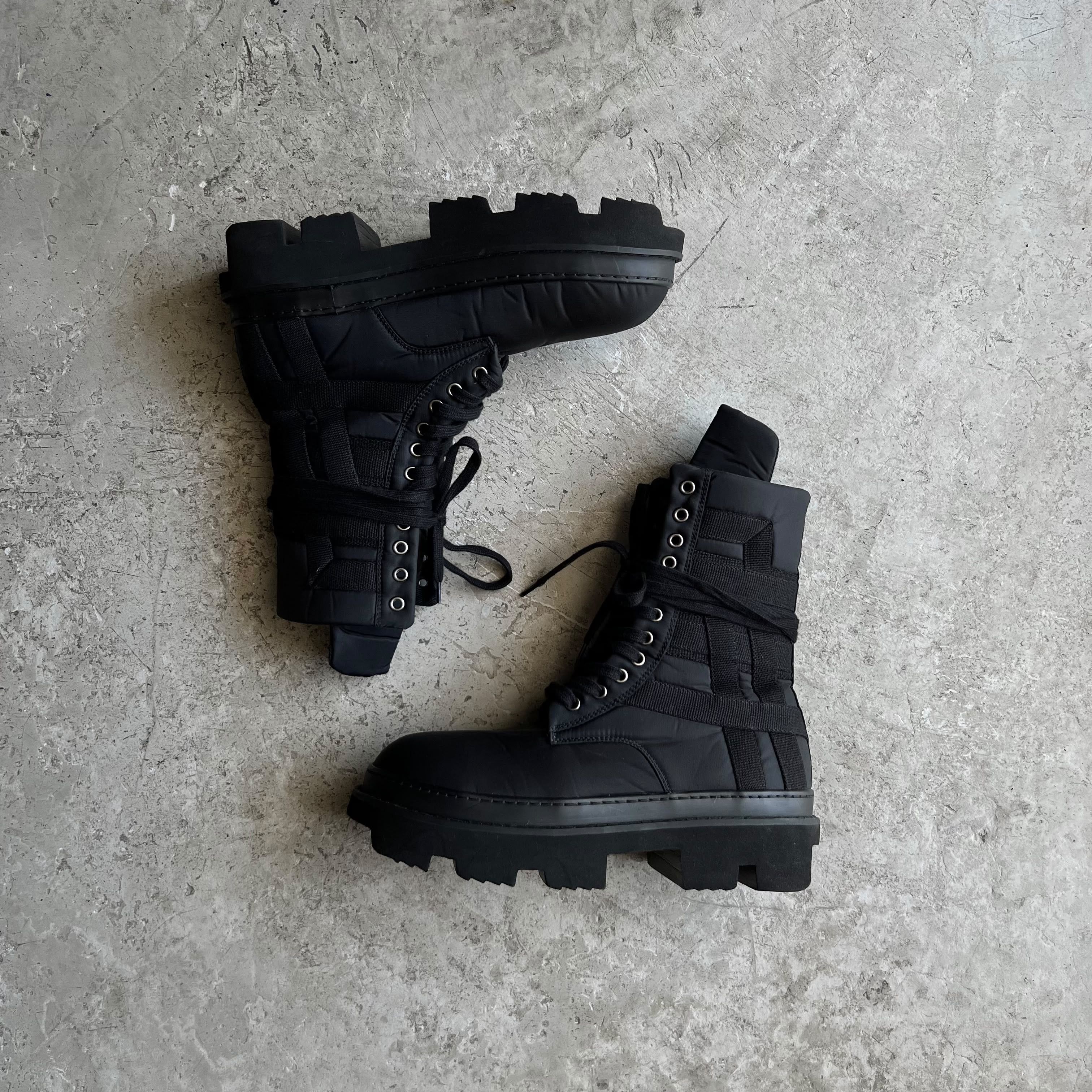 Rick Owens Drkshdw Rick Owens Drkshdw Mega Tooth Army Boot - BNWT