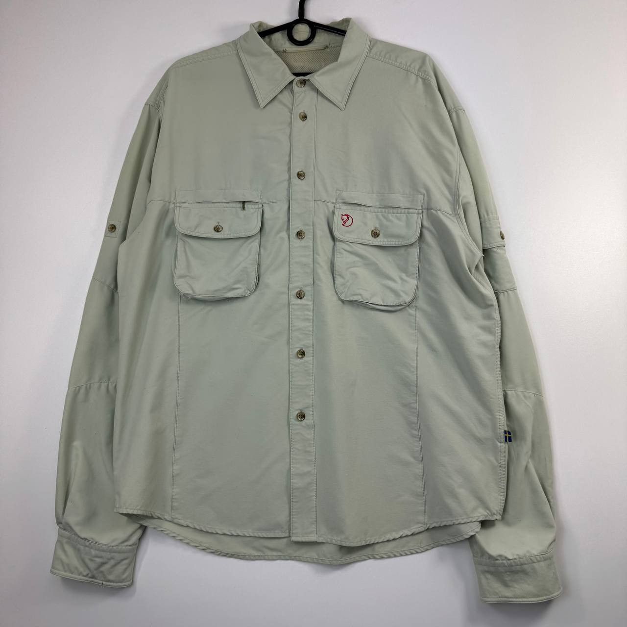 Fjallraven Fjällräven Outdoor Fishing Hiking Shirt Beige Mens Size L Size US L / EU 52-54 / 3 - 1 Thumbnail