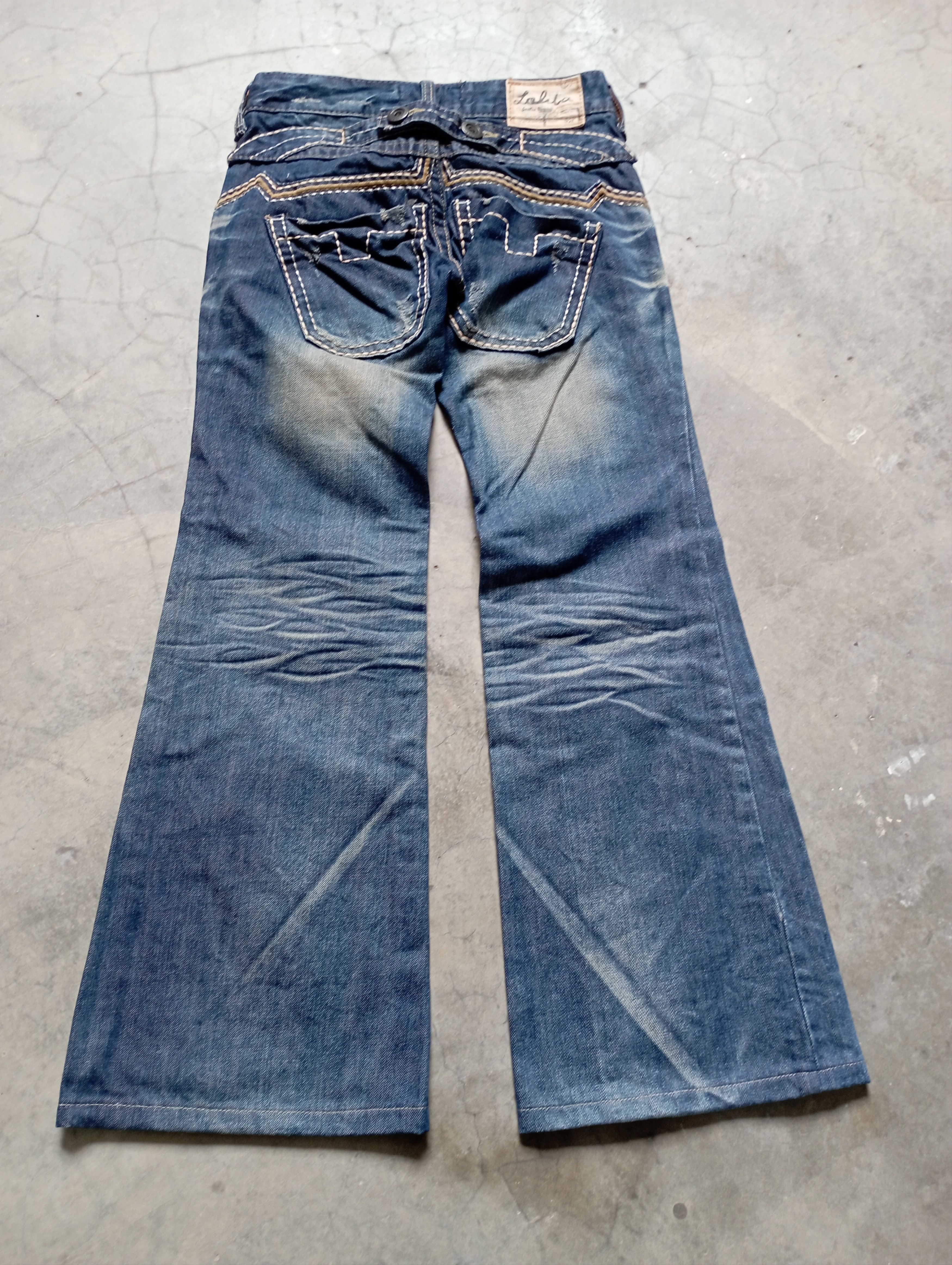 If Six Was Nine Super Flare Jeans Mud Rusty Lolita Yoshitomo Nara Jeans ...