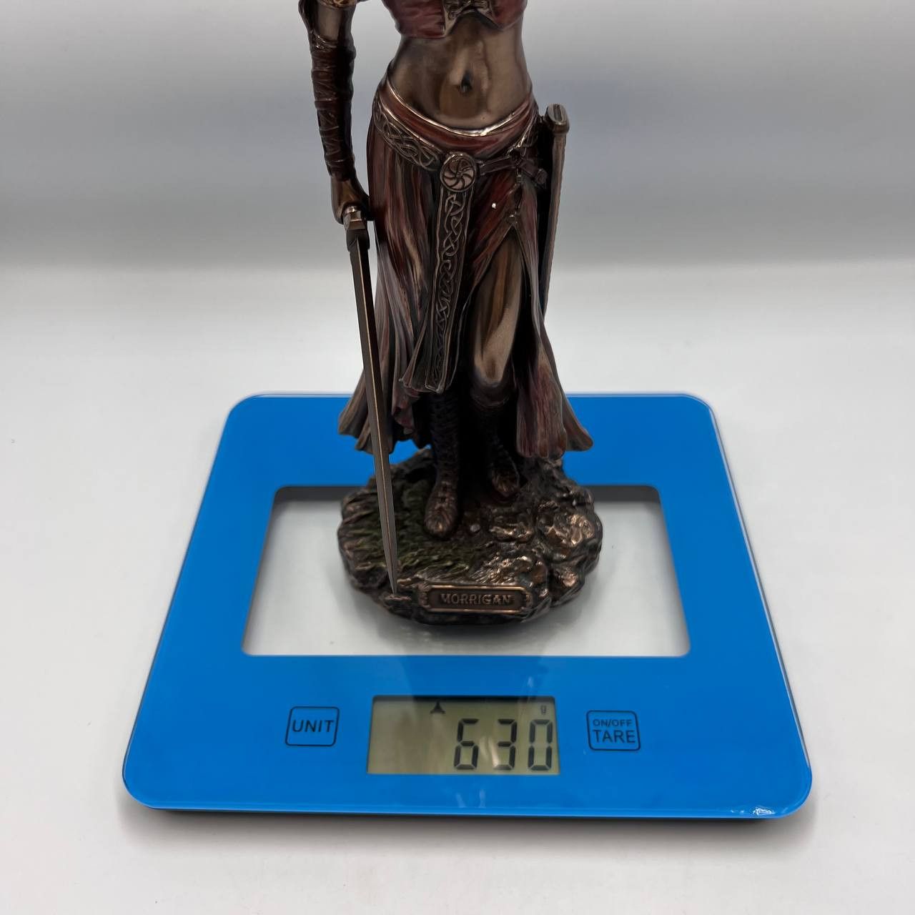 Vintage Morrigan Goddess of Birth War Statue Figure Polystone Bronze Size ONE SIZE - 5 Thumbnail