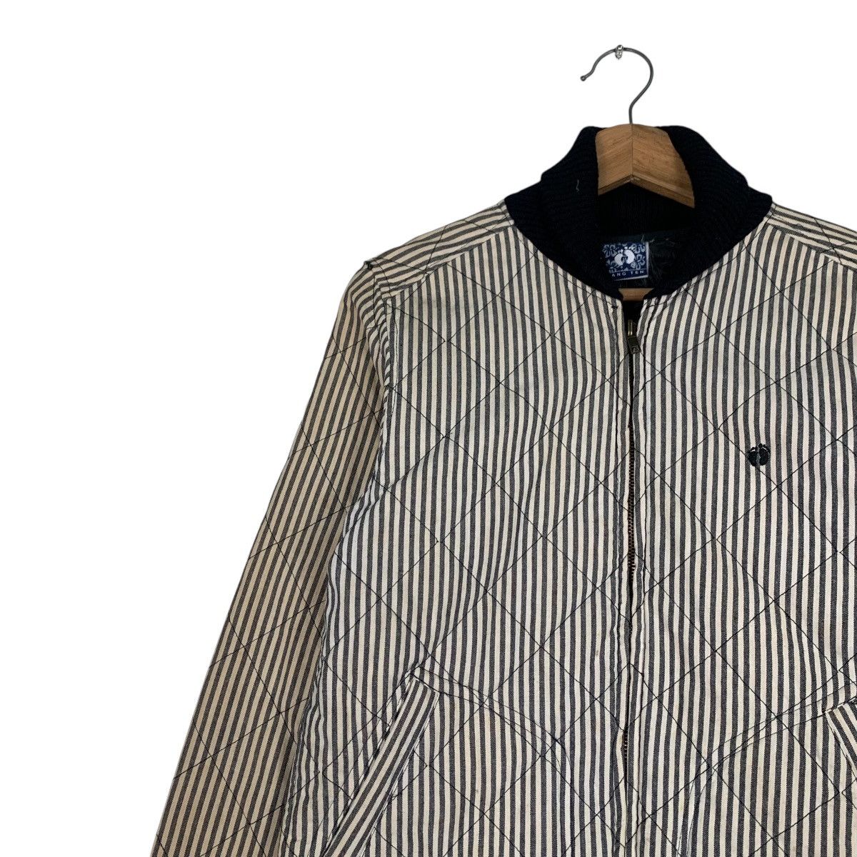Hang Ten HANG TEN Hickory Stripe Quilted Bomber Jacket #1268-C57 Size US M / EU 48-50 / 2 - 6 Thumbnail