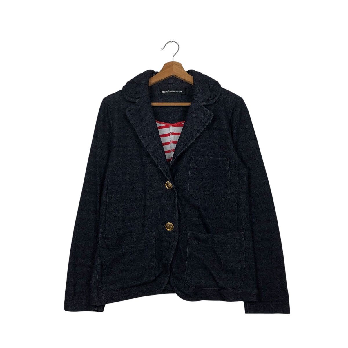 Japanese Brand 📌Vintage Light Button Jacket Mercibeaucoup Issey Miyake Size US M / EU 48-50 / 2 - 2 Thumbnail