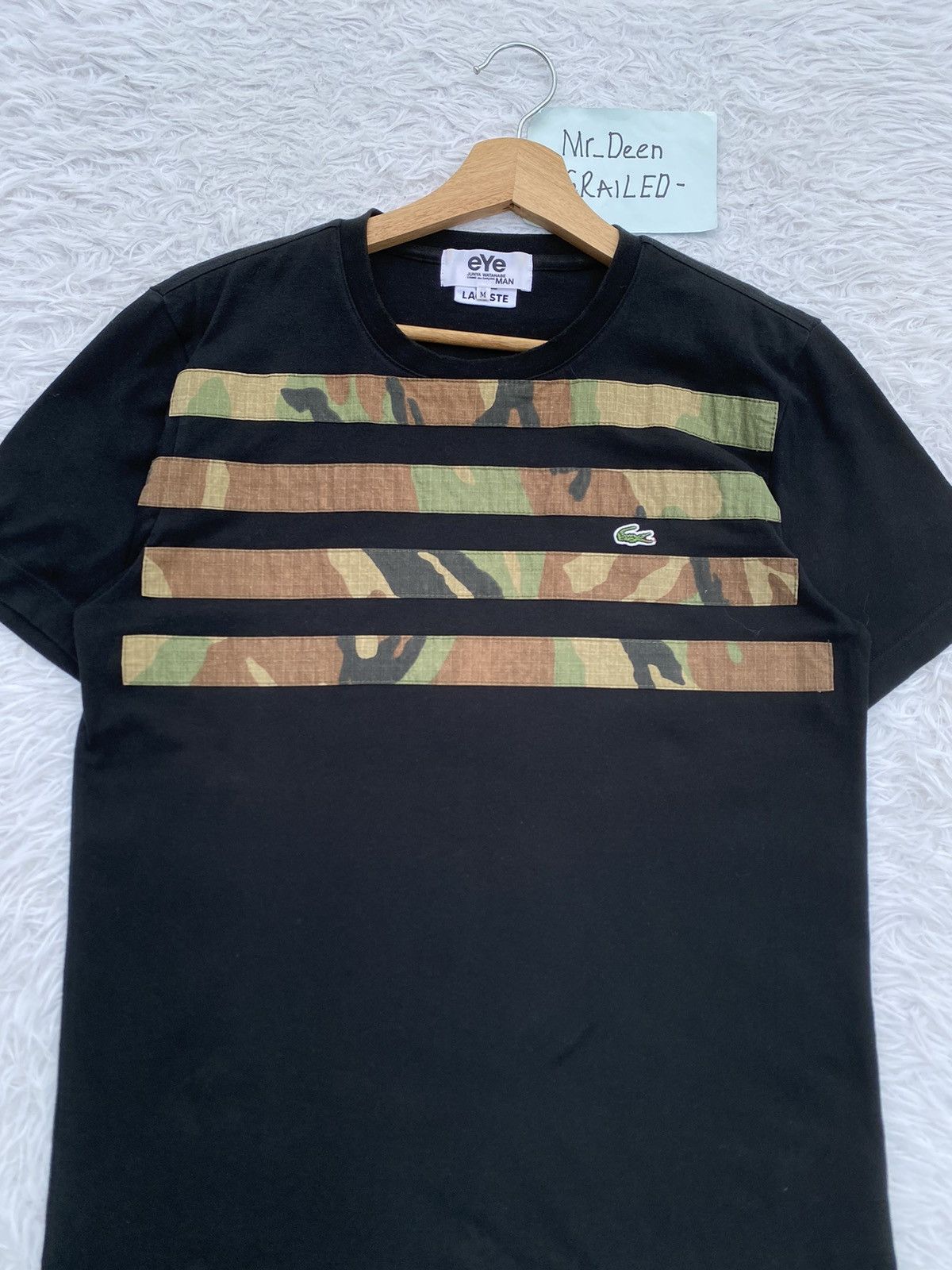 Junya Watanabe × Lacoste Rare AD2006 Lacoste x CDG Junya Watanabe Camo Tshirt Size US M / EU 48-50 / 2 - 5 Thumbnail