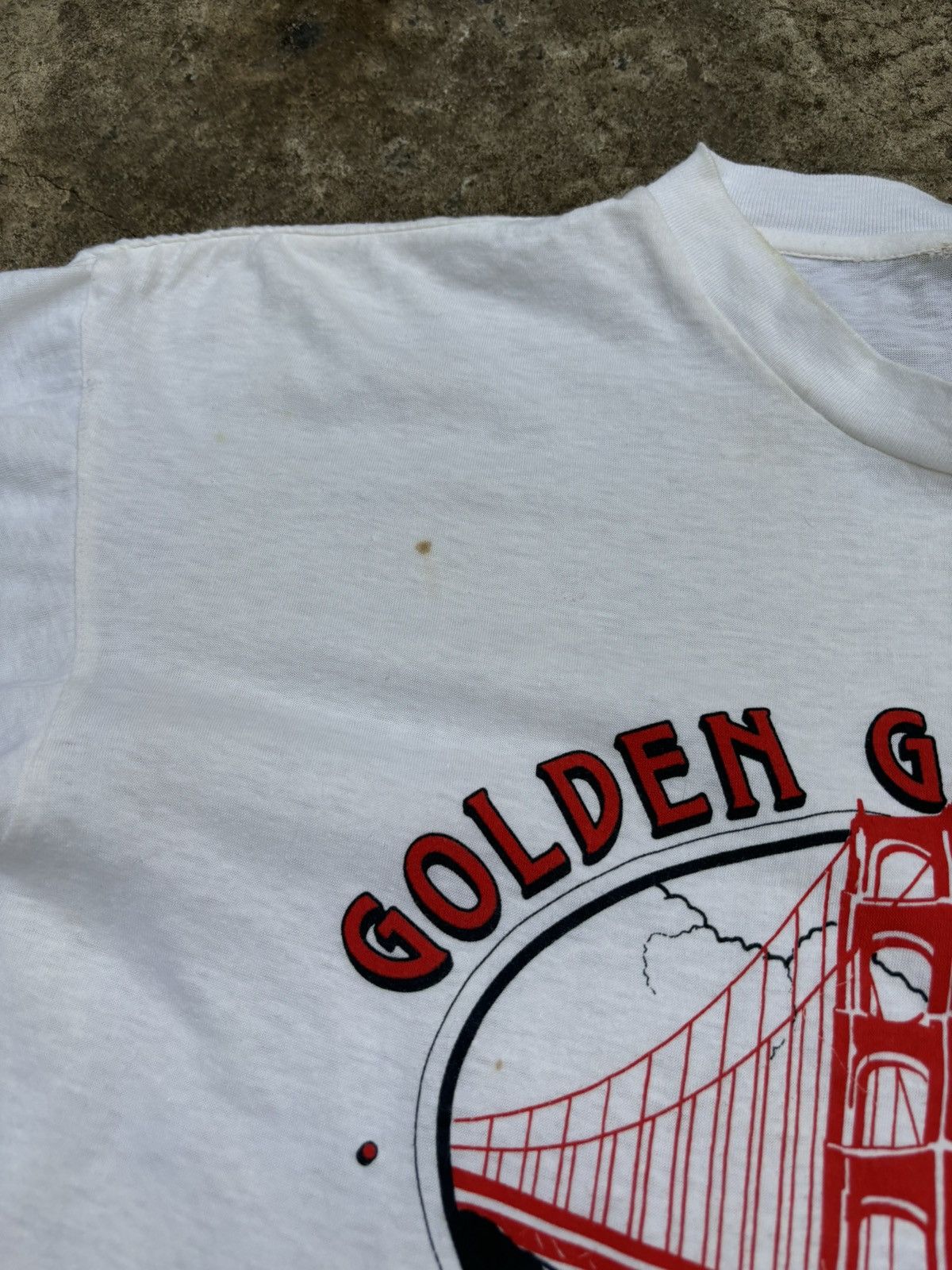 Japanese Brand × Vintage Vintage 1990 Golden Gate Bridge Graphic Tee Size US L / EU 52-54 / 3 - 4 Thumbnail