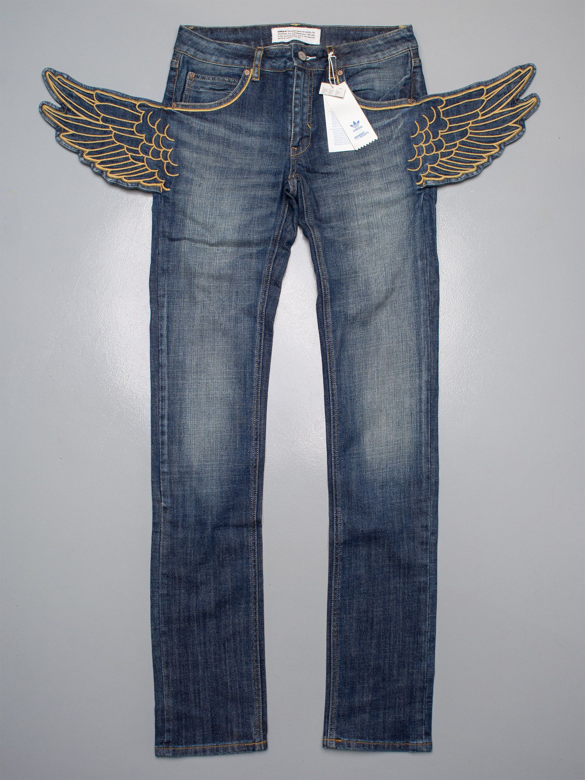 Adidas × Jeremy Scott adidas X Jeremy Scott A/W 2011 Wings Cupie JS winged jeans Size 27" / US 4 / IT 40 - 1 Thumbnail