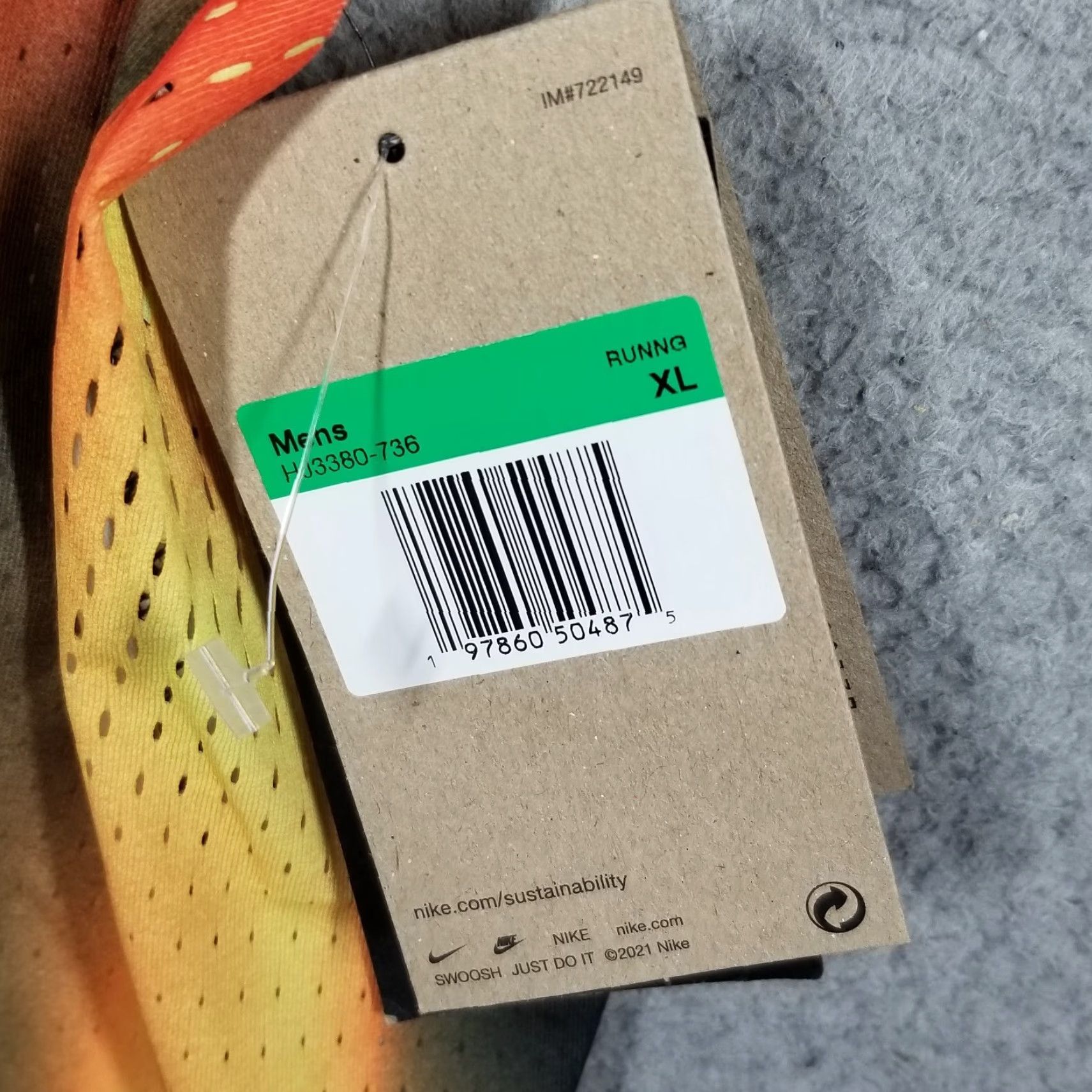 Nike Nike Men's XL Camouflage Running Tank Top Dri-FIT ADV Activewear 2020s Size US XL / EU 56 / 4 - 3 Thumbnail