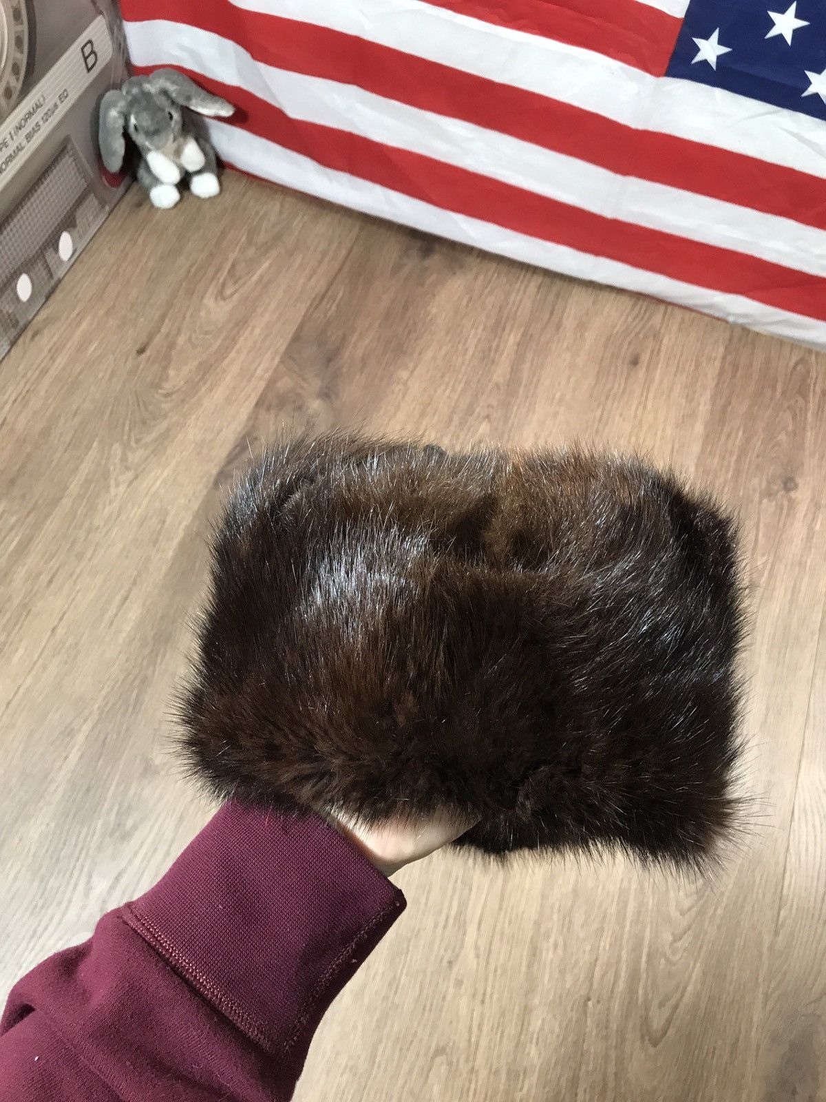Japanese Brand × Vintage Vintage Natural Fur Ushanka Hat Size ONE SIZE - 10 Thumbnail