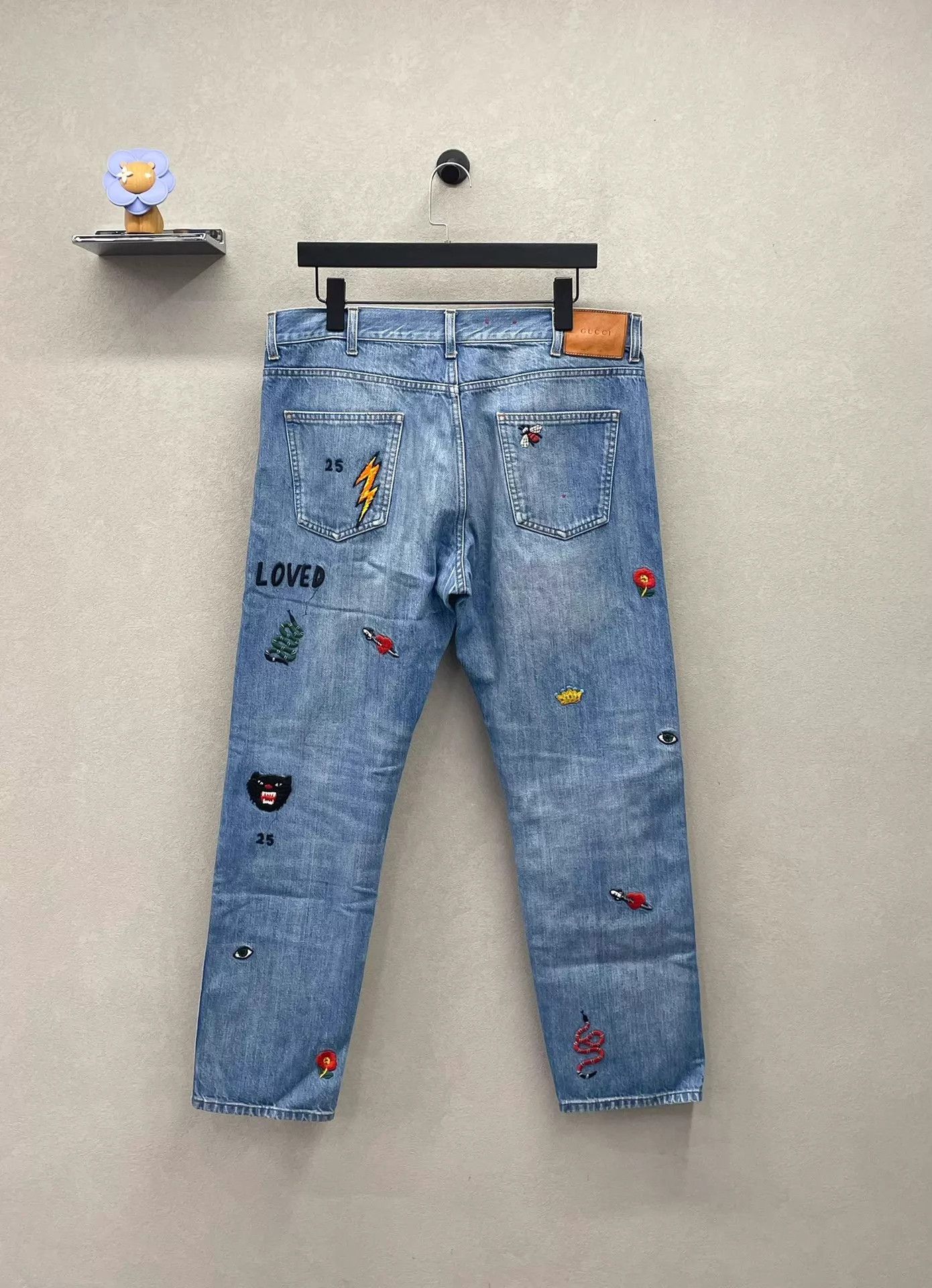 Gucci Gucci 36 Embroidered Pattern Jeans Unique Seasonless Size US 36 / EU 52 - 3 Thumbnail
