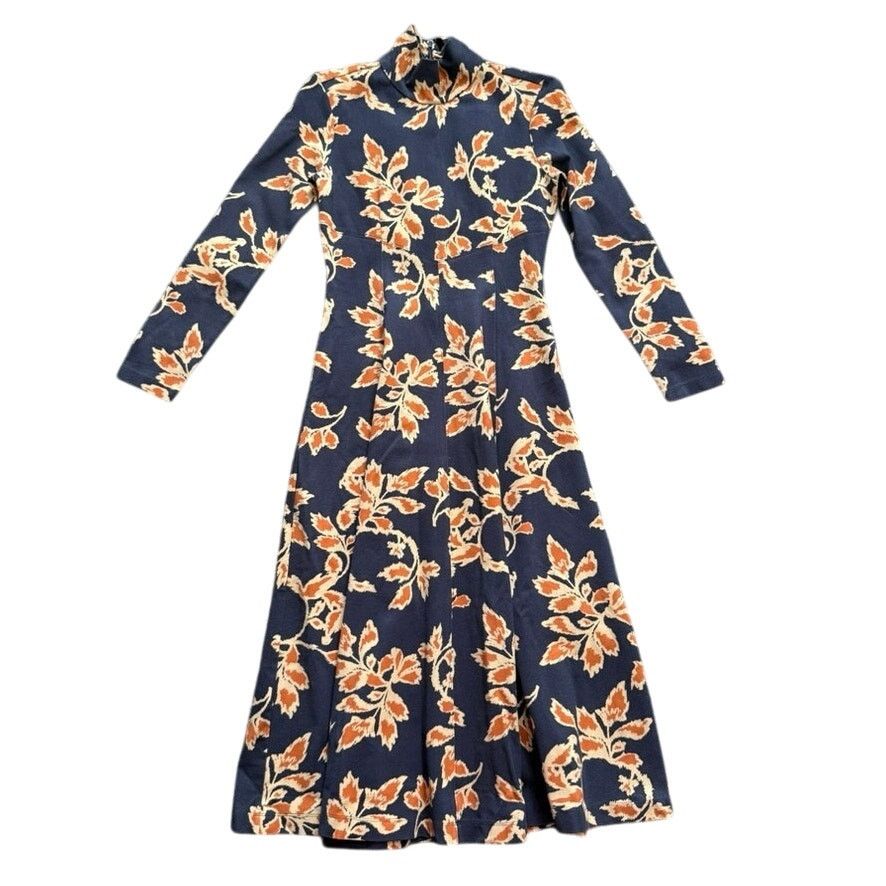 Tanya Taylor Tanya Taylor Floral Thea Dress in Blue, Size S Size S / US 4 / IT 40 - 4 Thumbnail