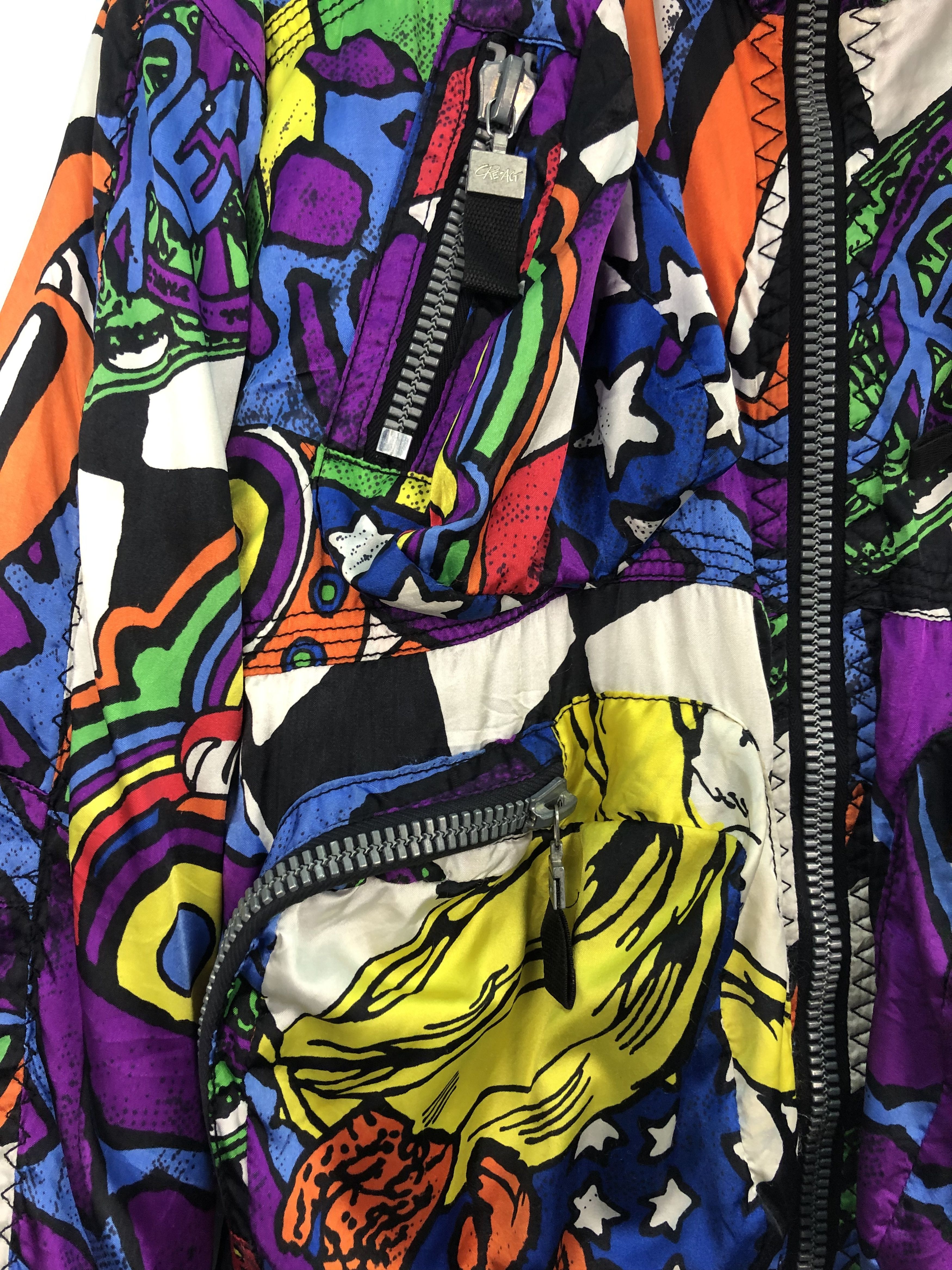 Other Vintage Japanese Designer Art Multicolour Jacket J0108 Size US L / EU 52-54 / 3 - 5 Thumbnail