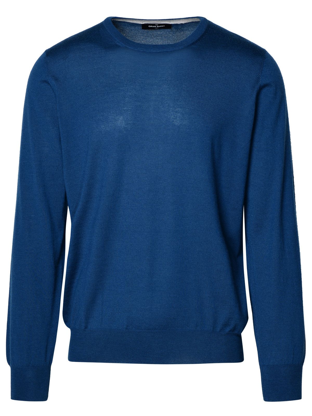 image of Gran Sasso Blue Cashmere Sweater, Men's (Size Medium)