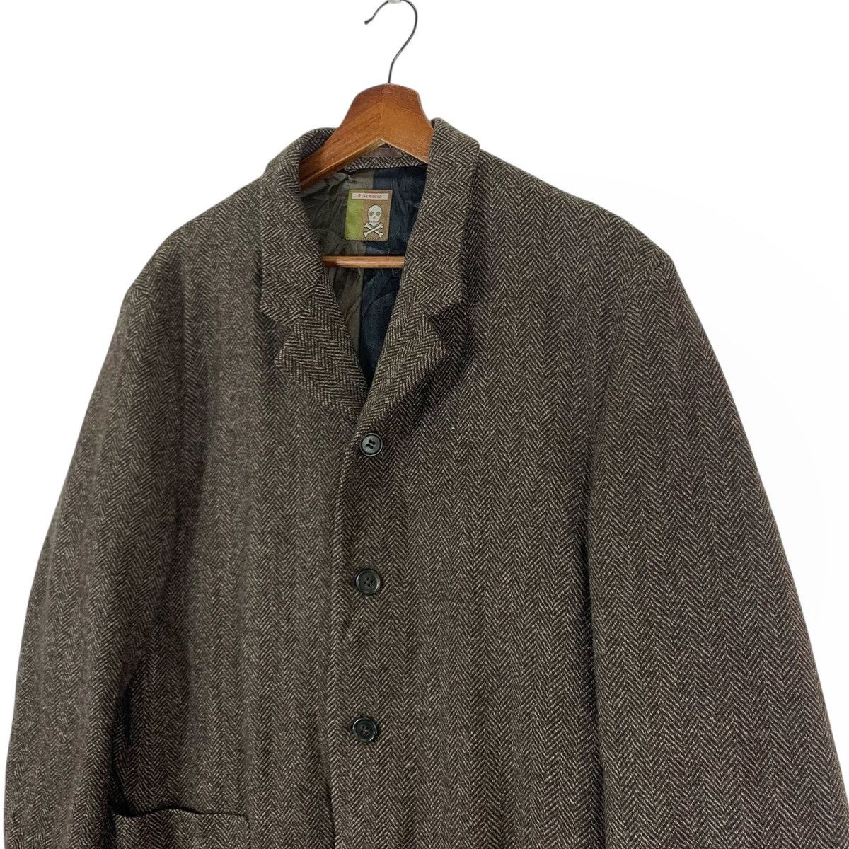 Japanese Brand × Paul Smith × R.Newbold Vintage R. Newbold Brown Blazer Coat Size US L / EU 52-54 / 3 - 4 Thumbnail