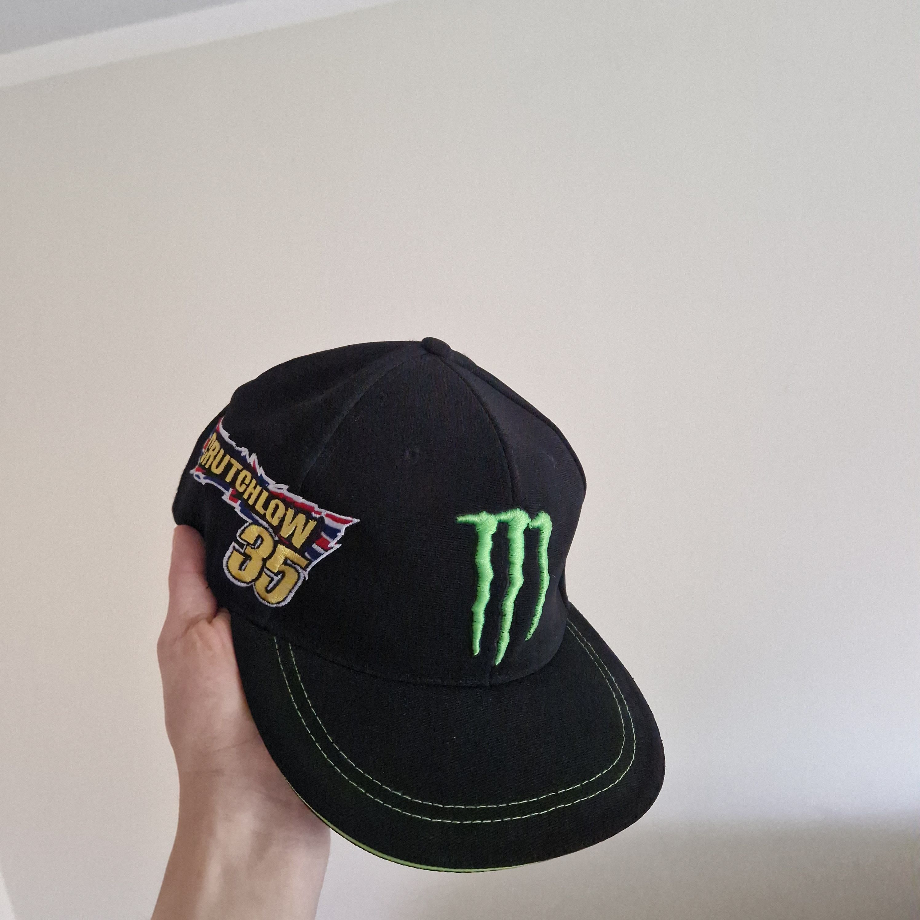 Vintage Monster x Crutchlow 35 Racing Cap – Adjustable Size ONE SIZE - 1 Thumbnail