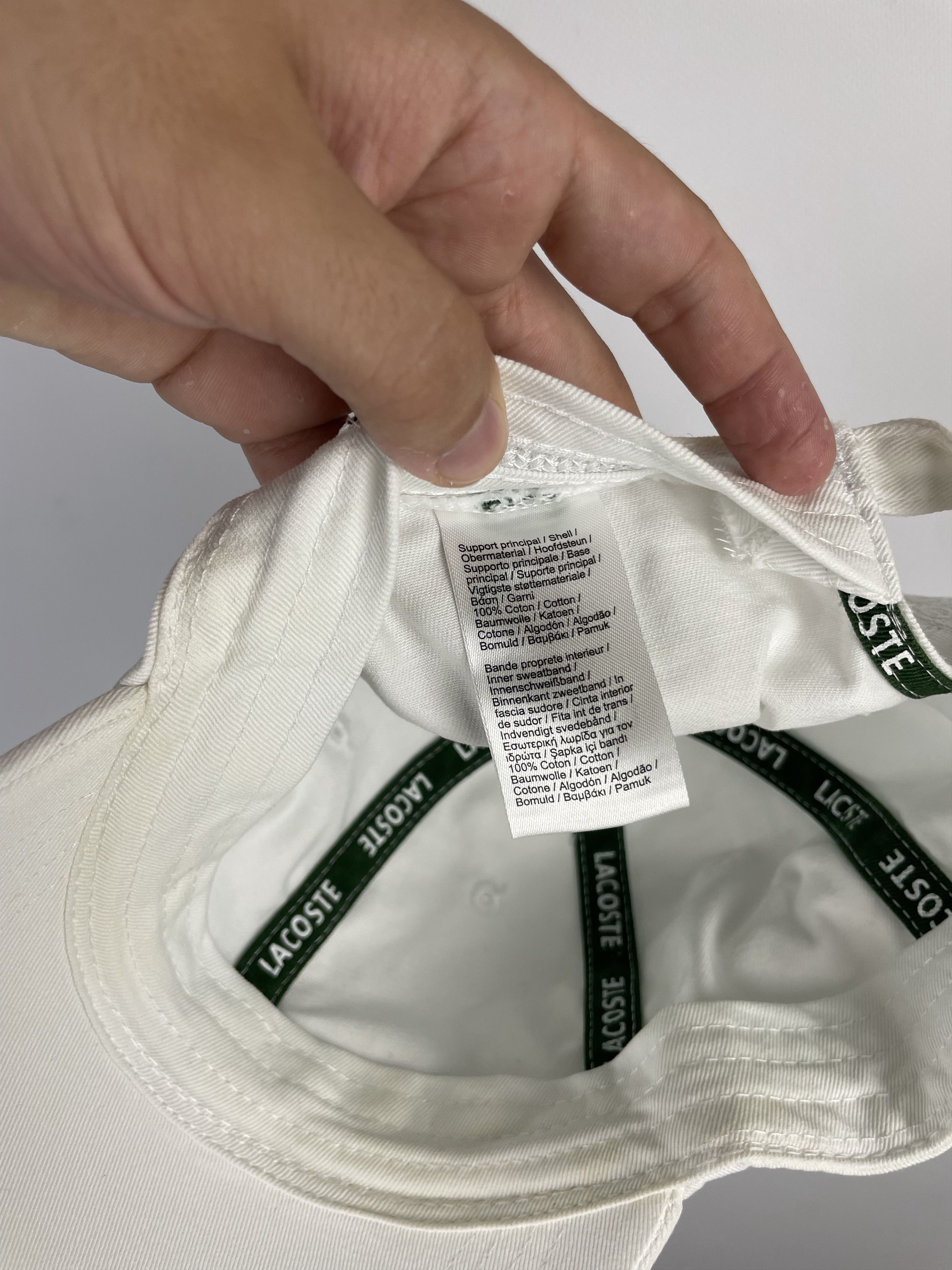 Lacoste Vintage Lacoste Cap Size ONE SIZE - 10 Thumbnail