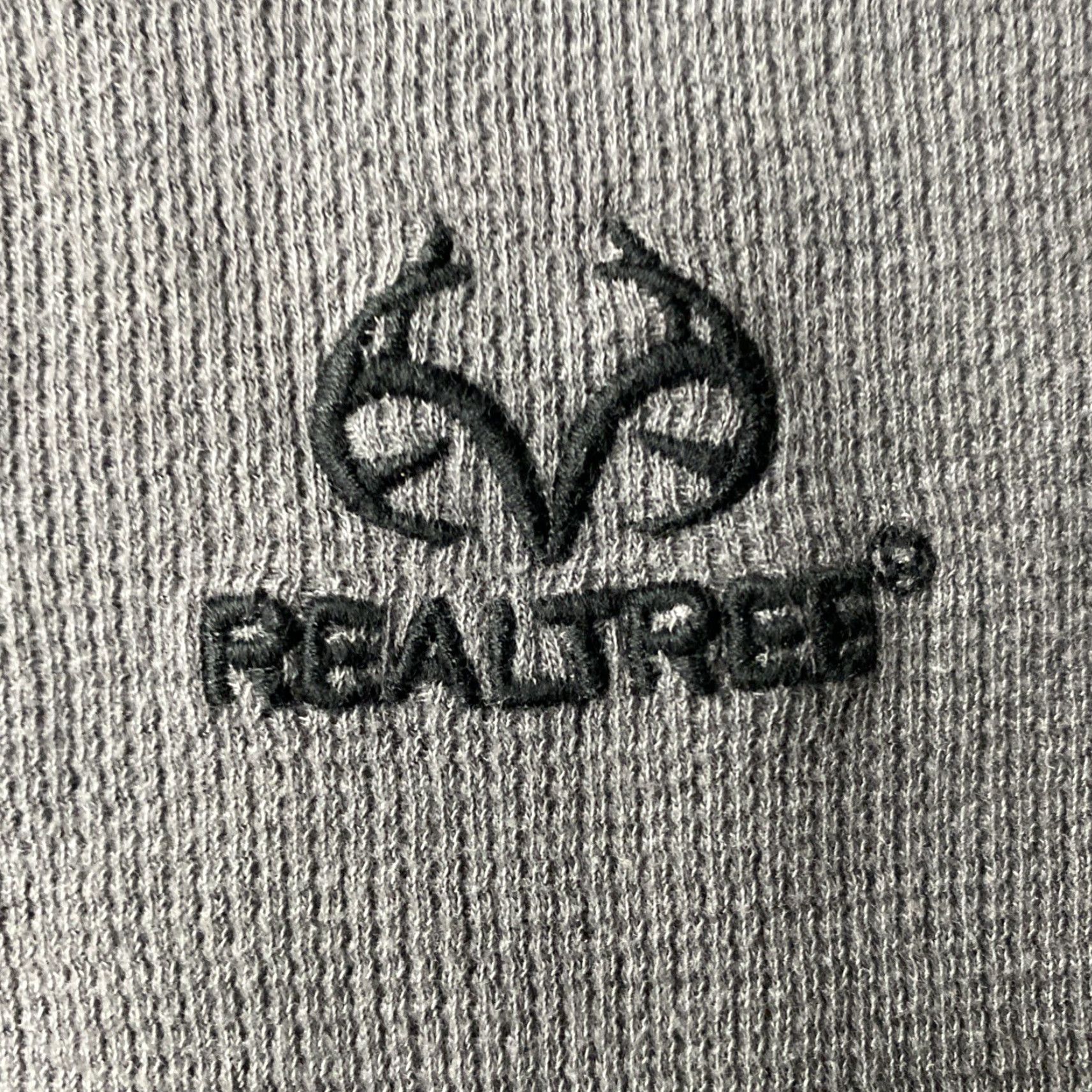 Realtree Realtree Mens Thermal Long Sleeve Shirt Grey M Hunting Outdoors Size US M / EU 48-50 / 2 - 3 Thumbnail